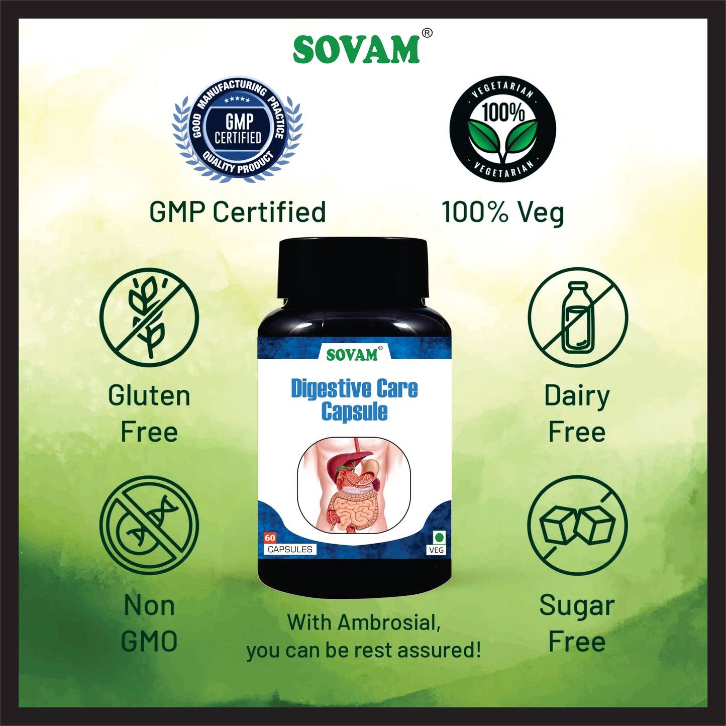 Sovam Digestive Care 60 Capsule