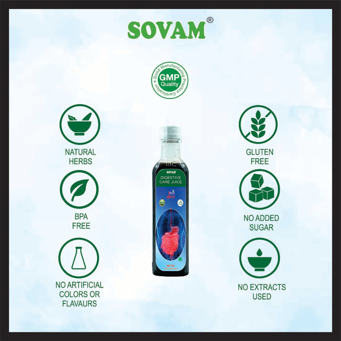 Sovam Digestive Care Juice ,500 Ml