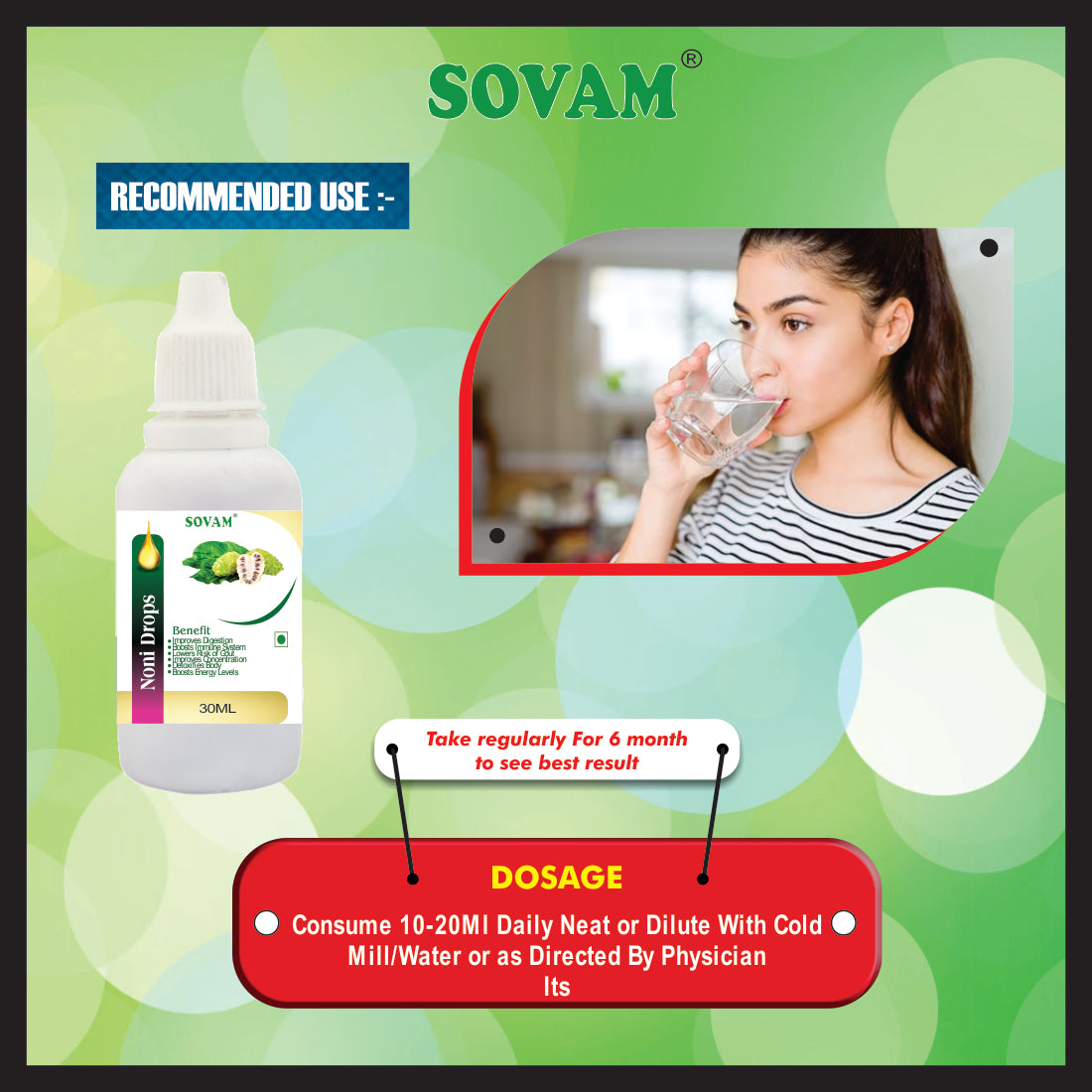 Sovam Noni  Juice Drops – 30ML