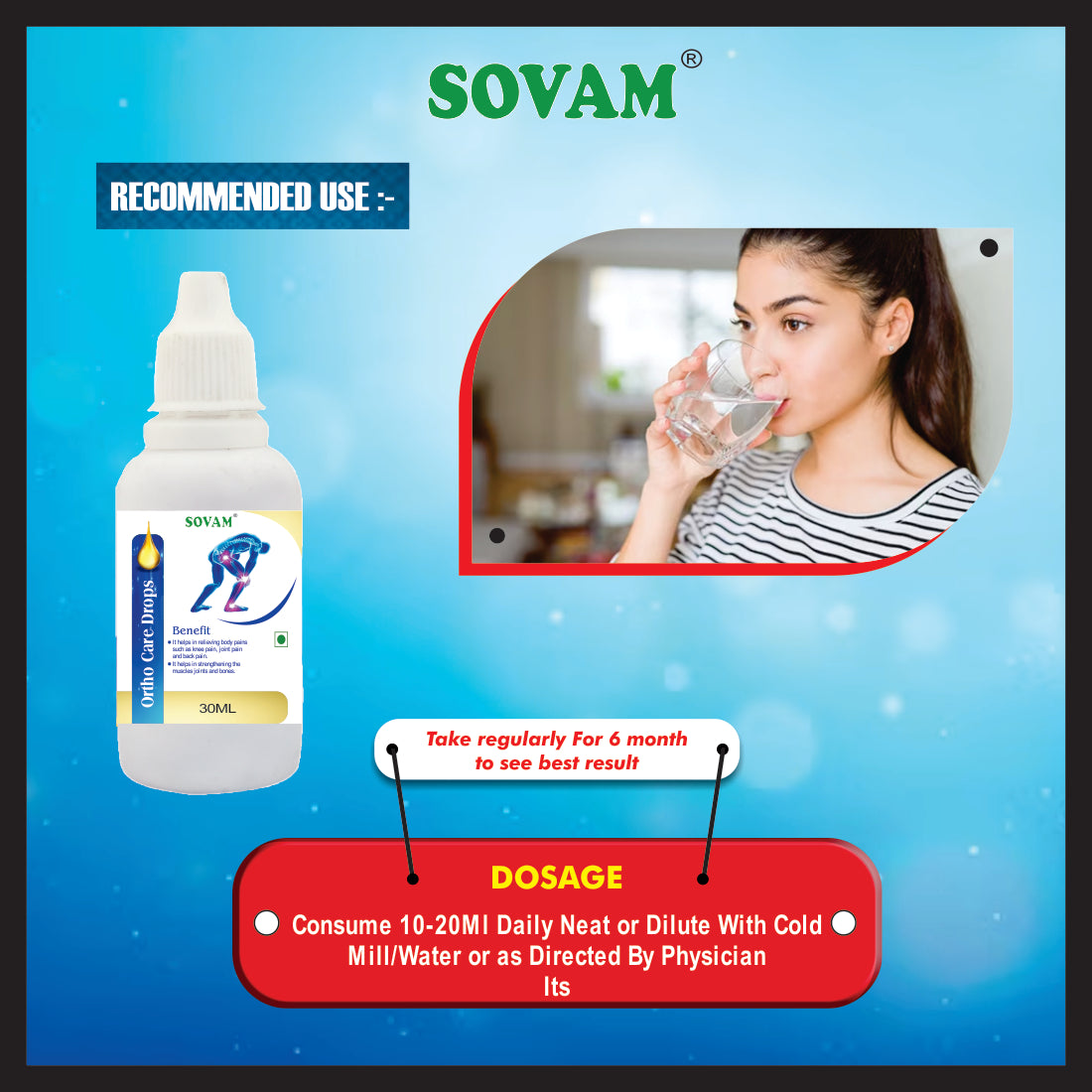 Sovam Ortho Care Drops 30 Ml