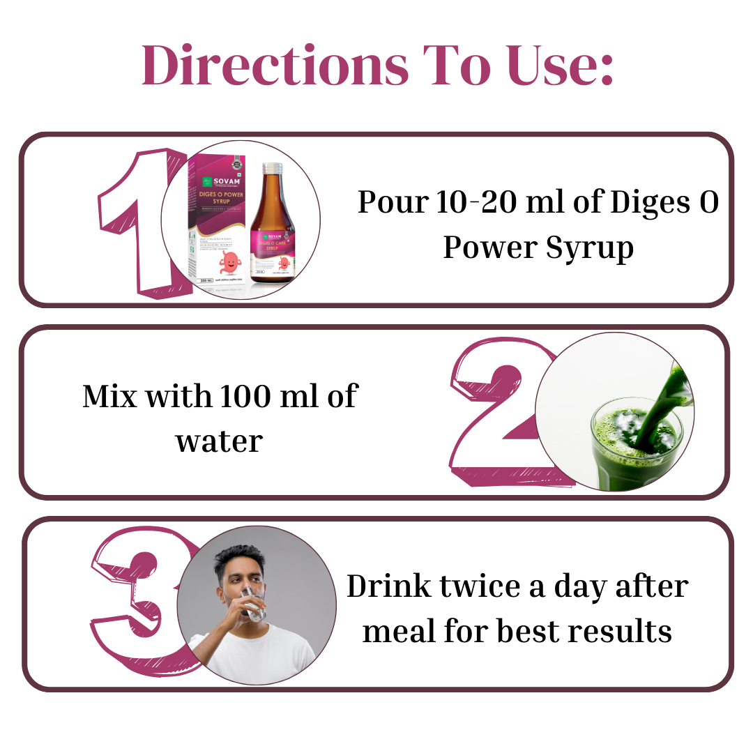 Diges O Power Syrup best digestive syrup | Sovam Ayurveda