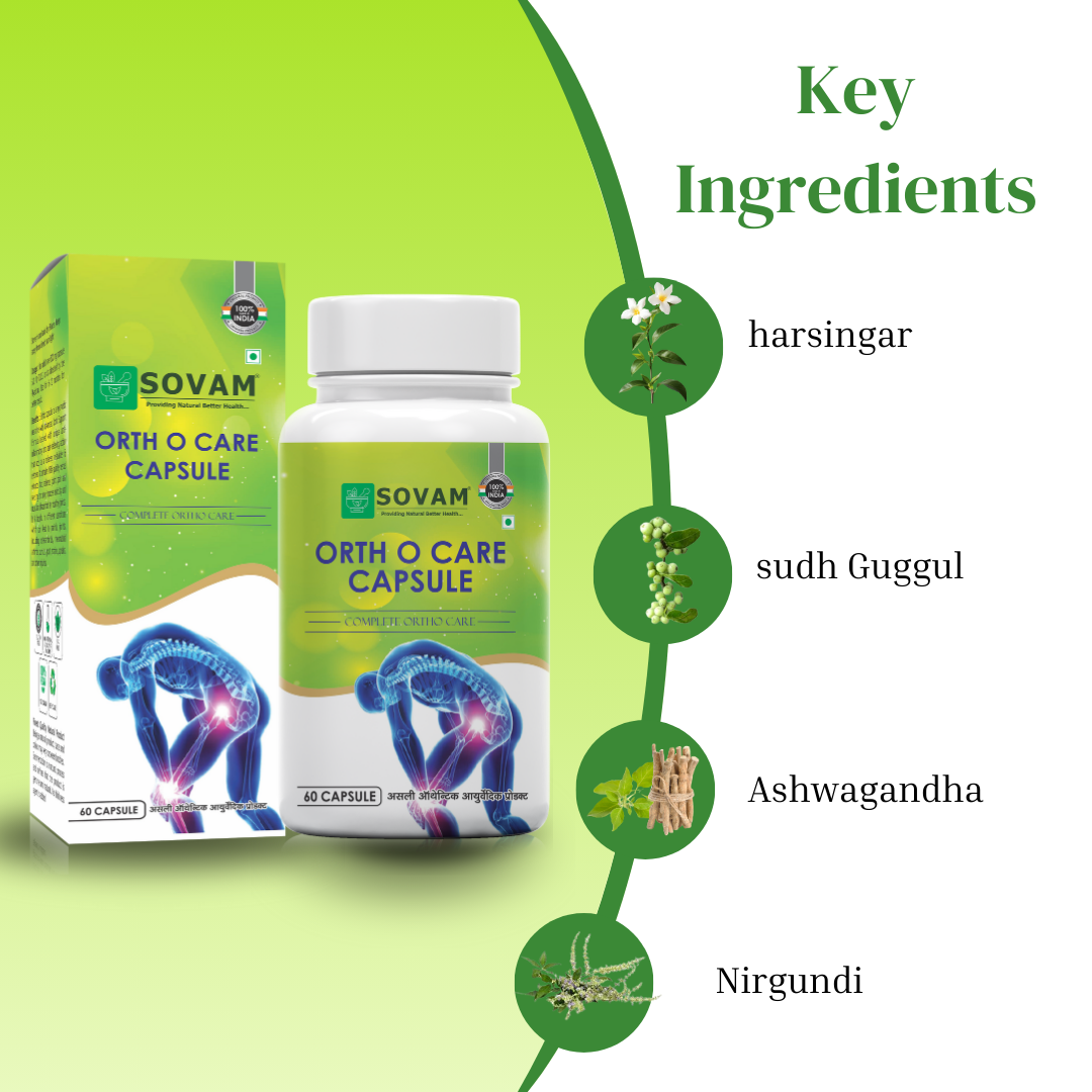 Orth-O- Care Capsule Ayurvedic Medicine | Sovam Ayurveda