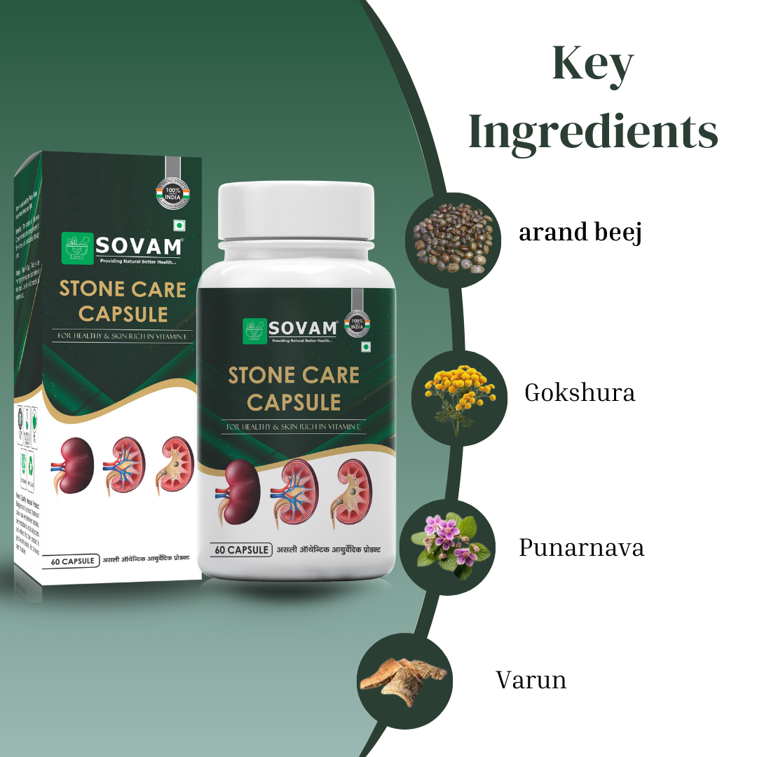 Stone care Nil capsule Ayurvedic Medicine | Sovam Ayurveda