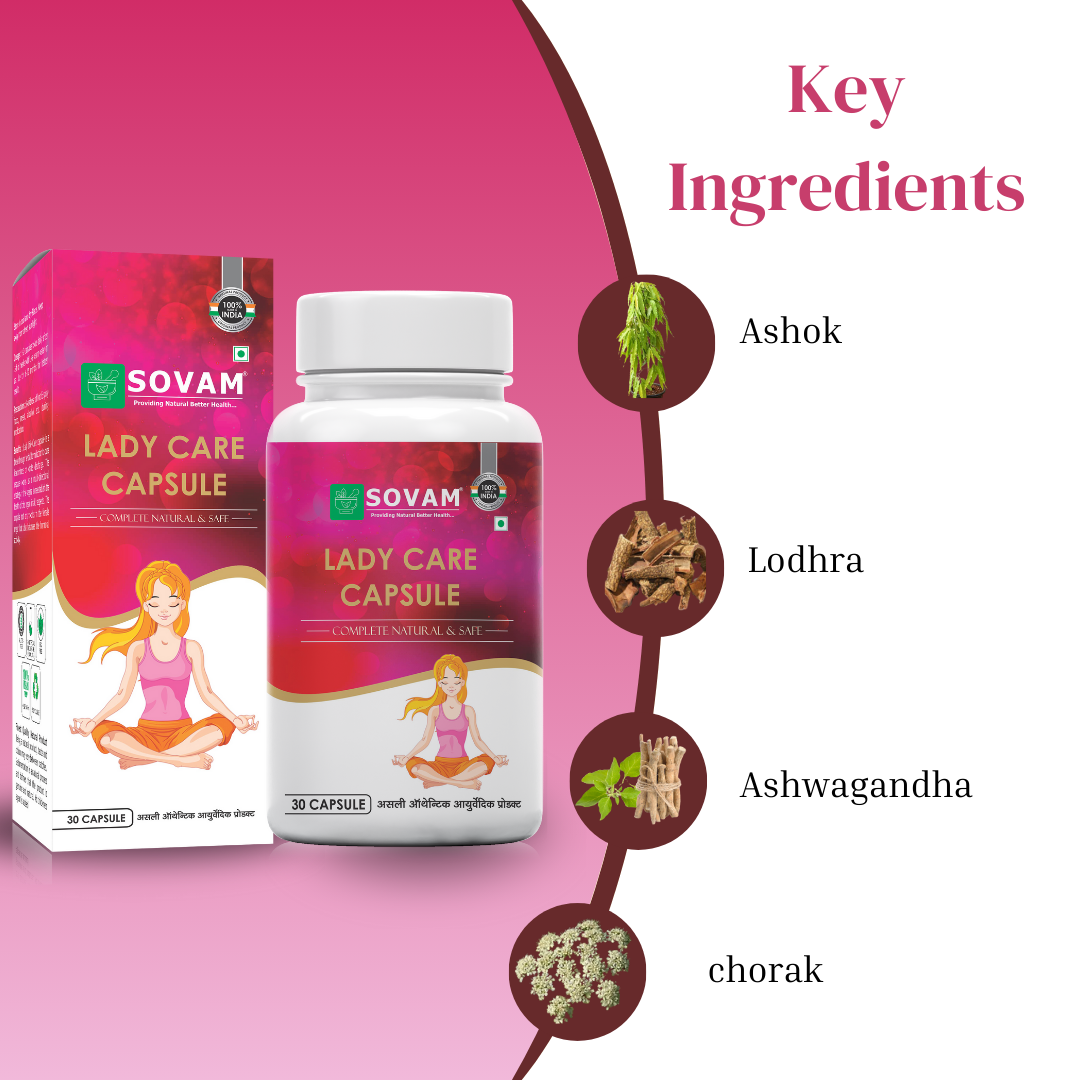 Lady Care Capsules women's health | Sovam Ayurveda