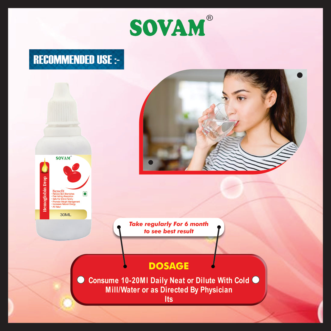 Sovam Hemoglobin Drop 30Ml