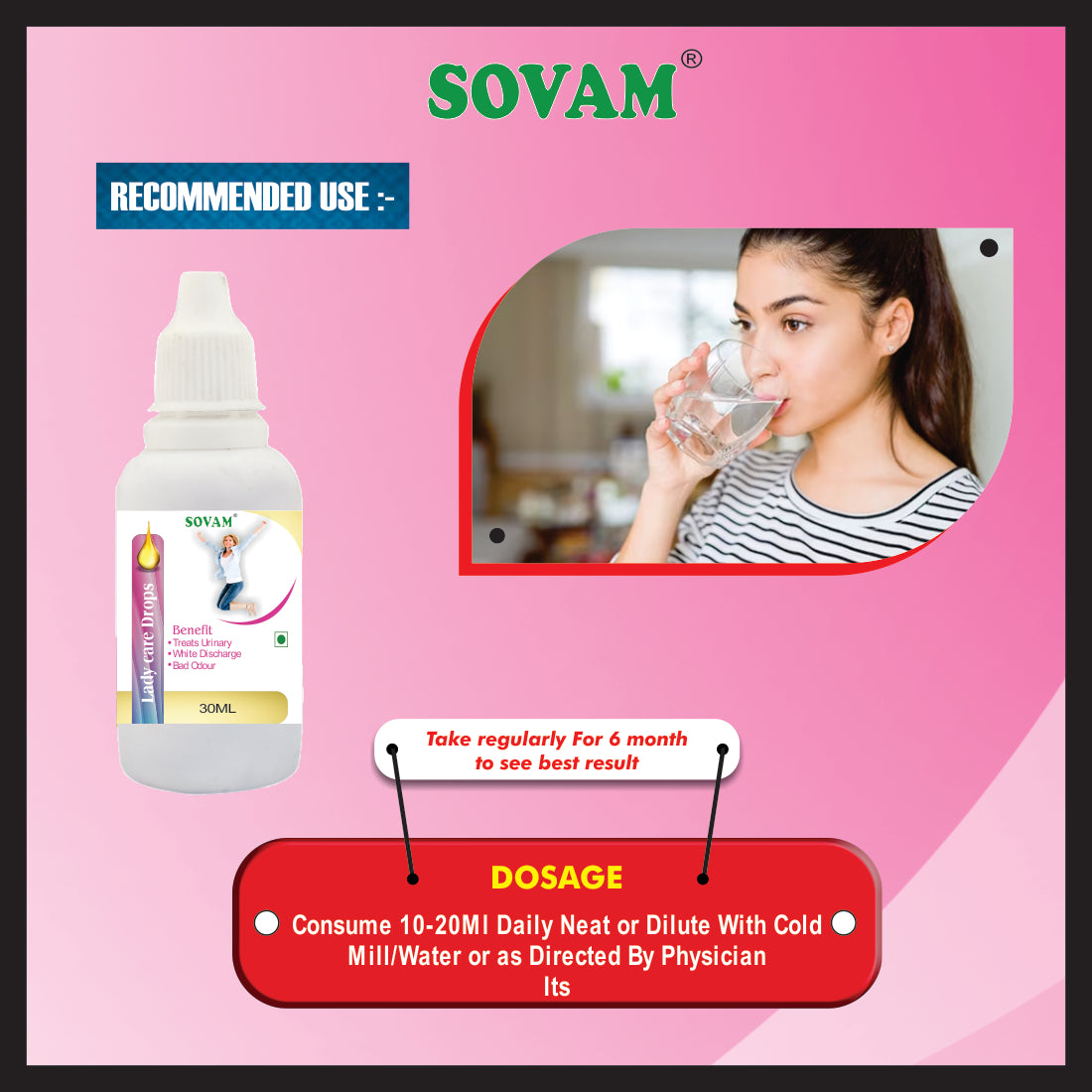 Sovam Lady Care Liquid Drop 30ml