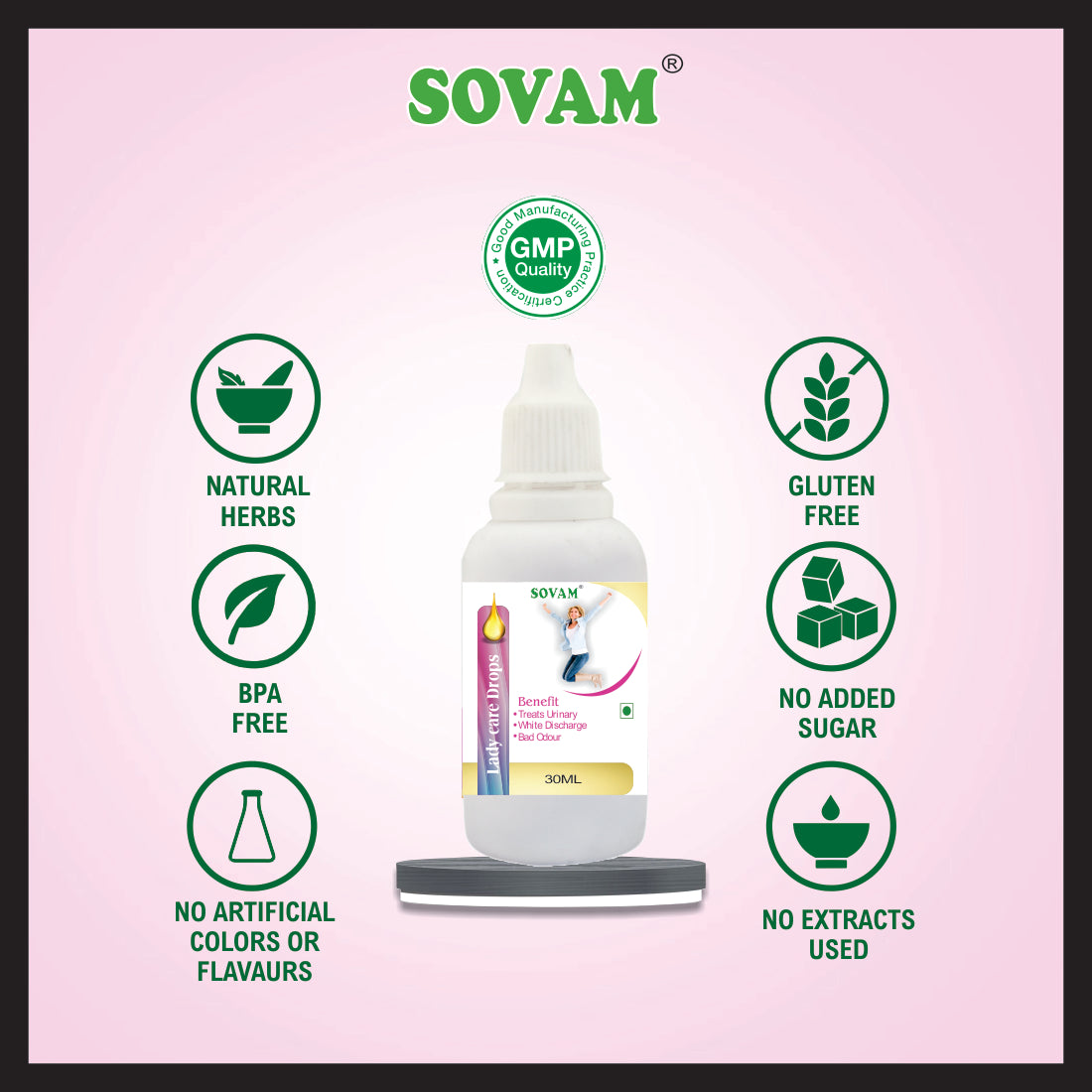 Sovam Lady Care Liquid Drop 30ml