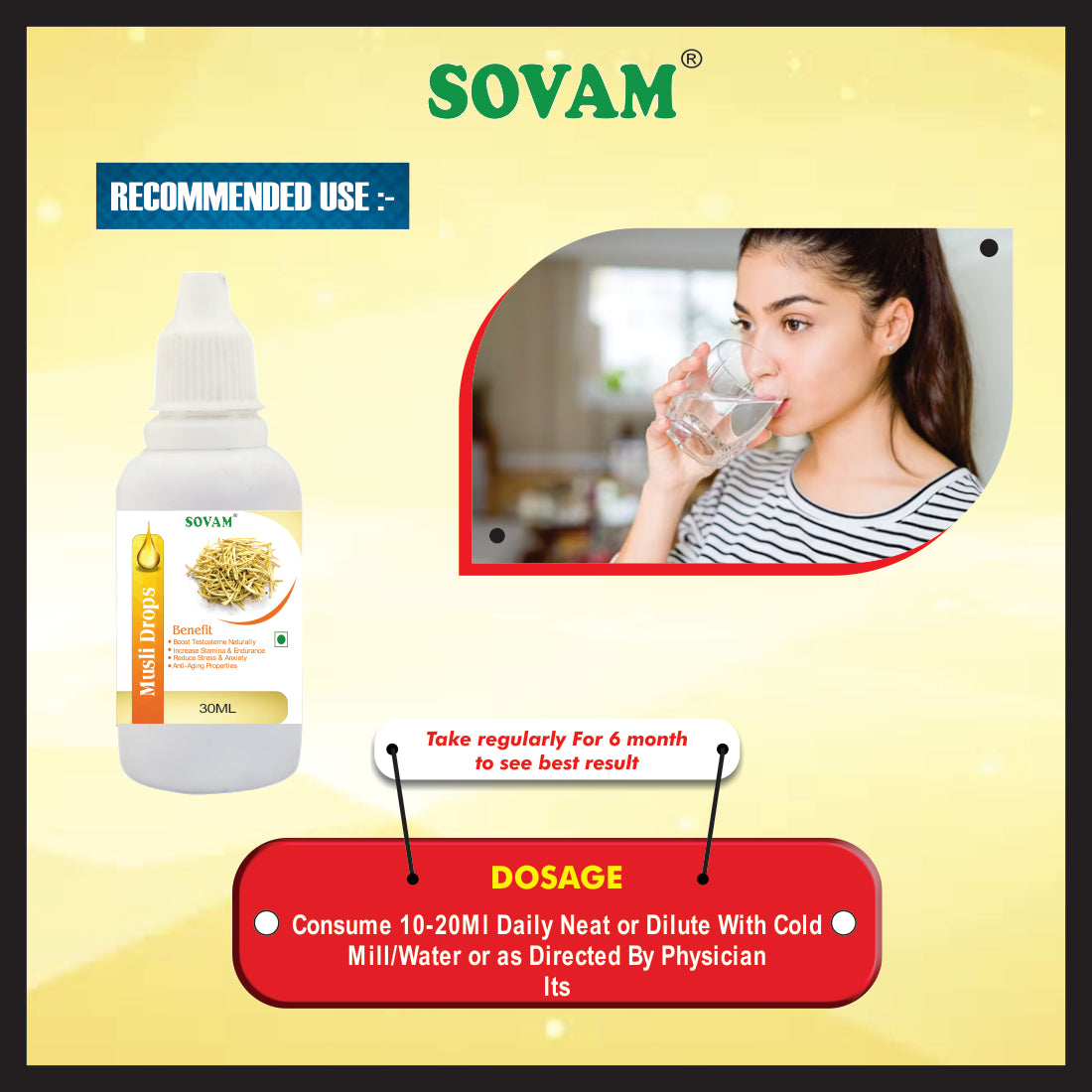 Sovam Musli liquid Drops 30 Ml