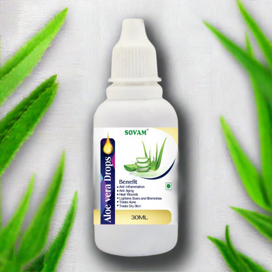 Sovam Aloe Vera Liquid Drops 30 Ml