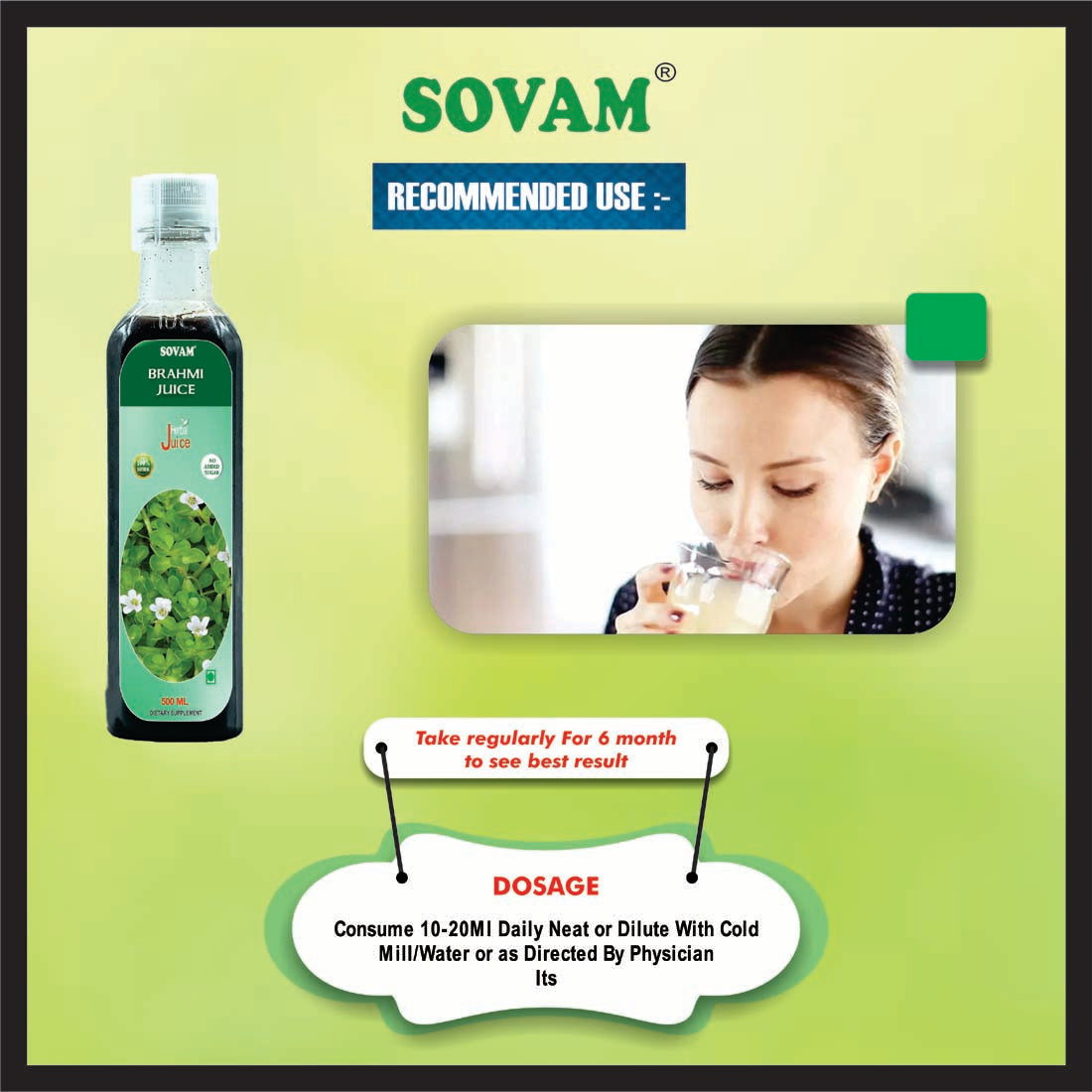 Sovam Brahmi Juice 500ml