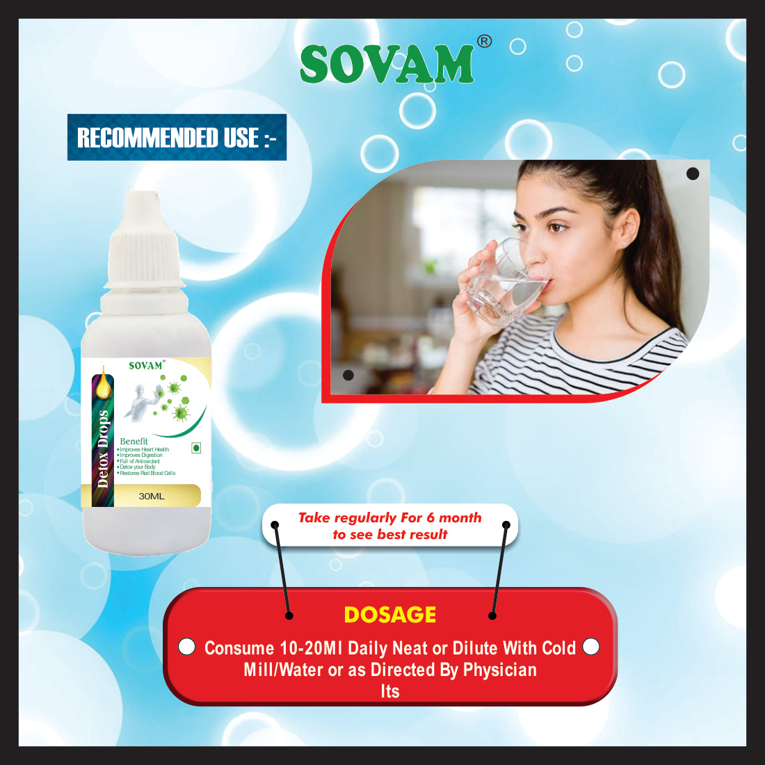 Sovam Detox  Drops 30 Ml