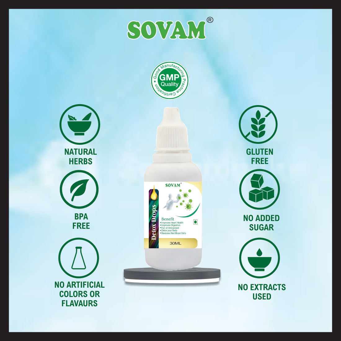 Sovam Detox  Drops 30 Ml