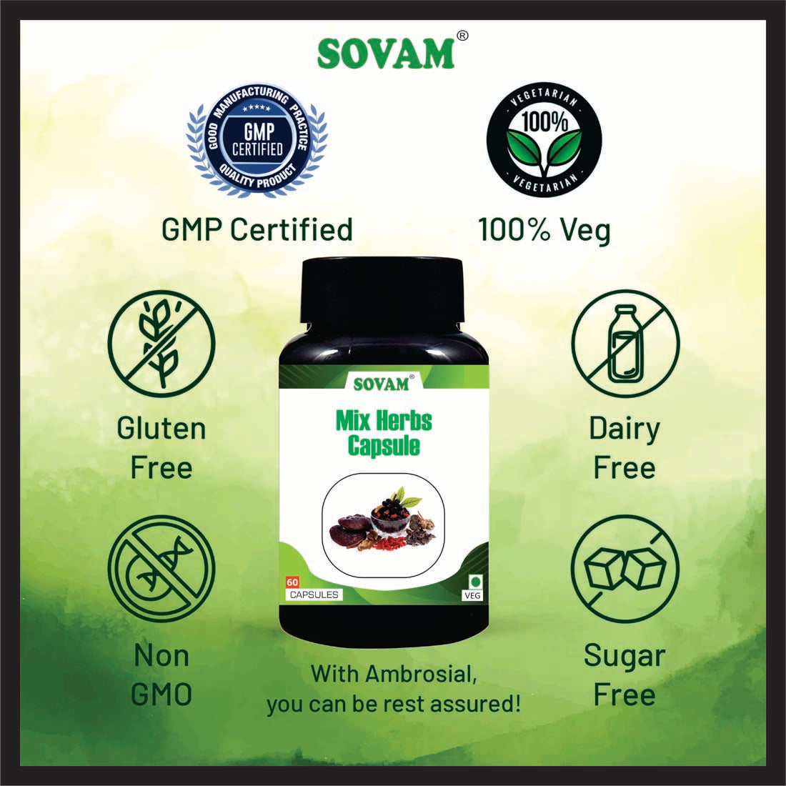 Sovam Mix Herbs 30 Capsule