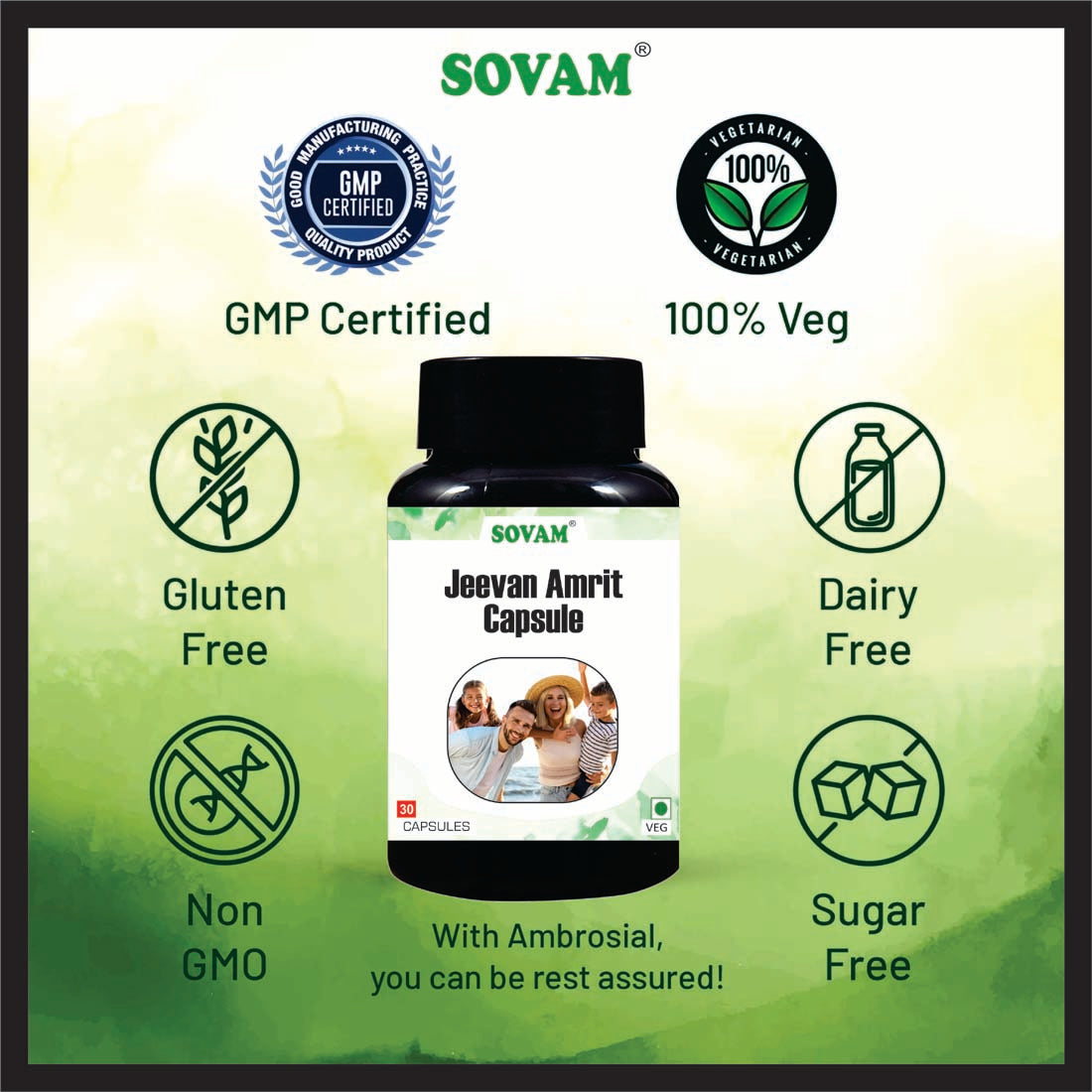 Sovam Jeevan Amrit 30 Capsule