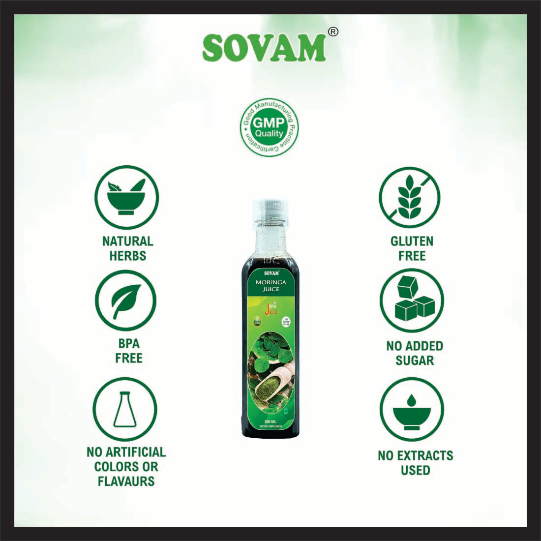 Sovam Moringa Extract Juice 500ml