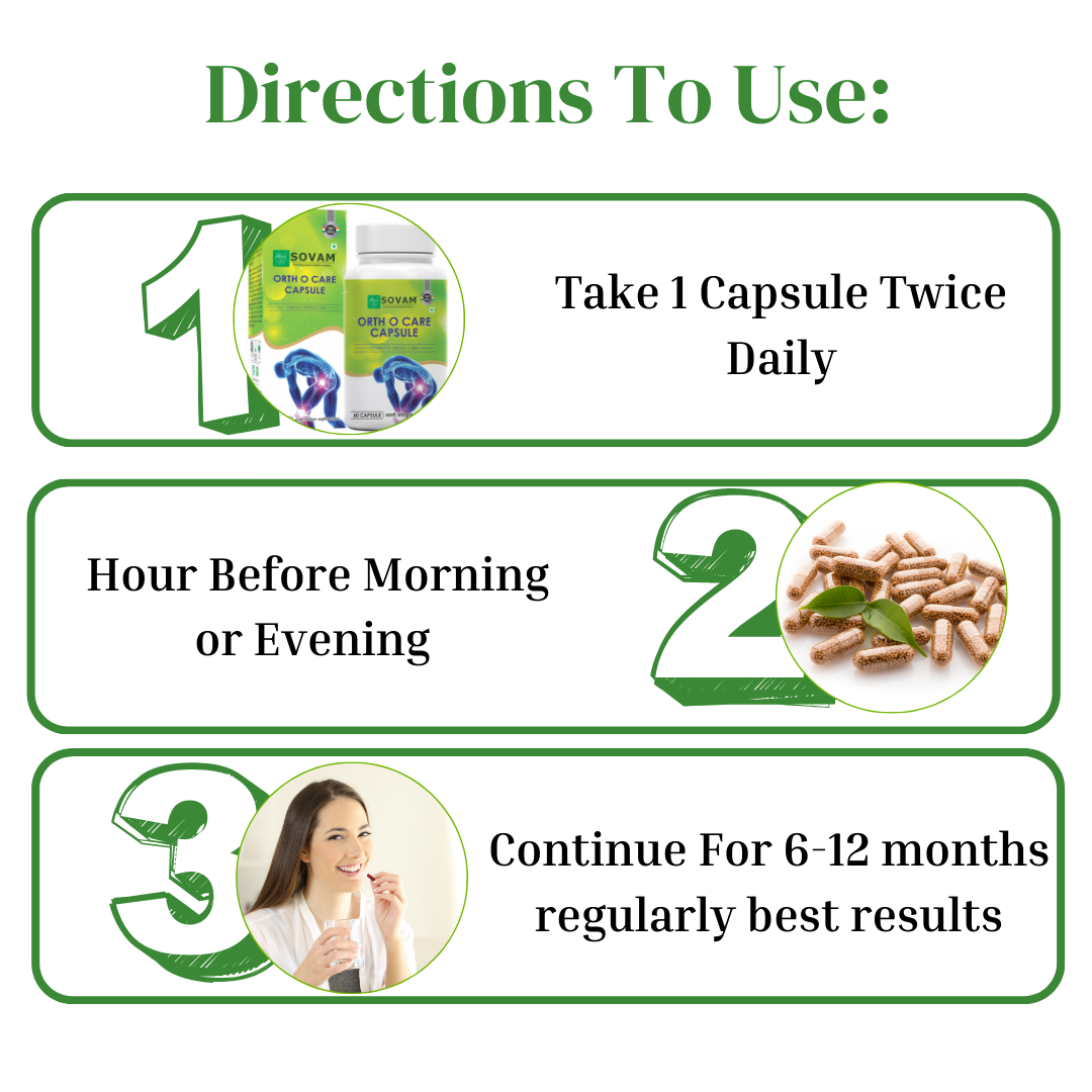 Orth-O- Care Capsule Ayurvedic Medicine | Sovam Ayurveda