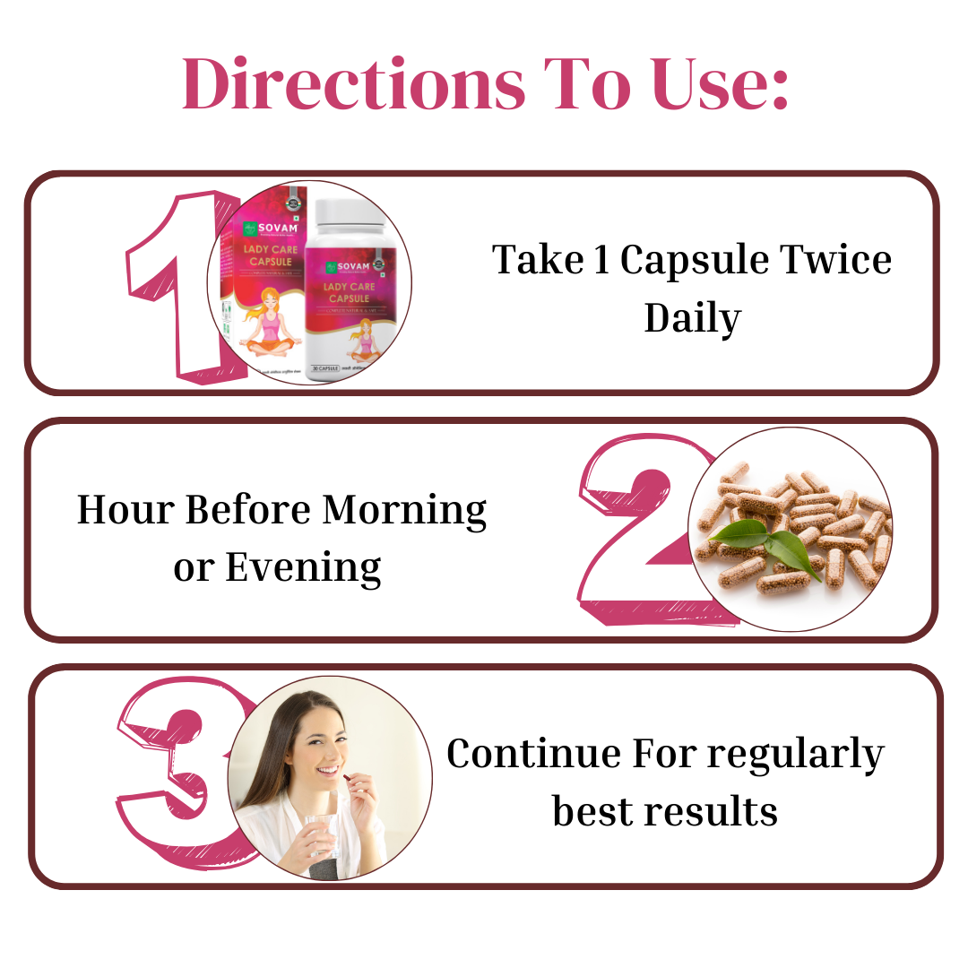 Lady Care Capsules women's health | Sovam Ayurveda