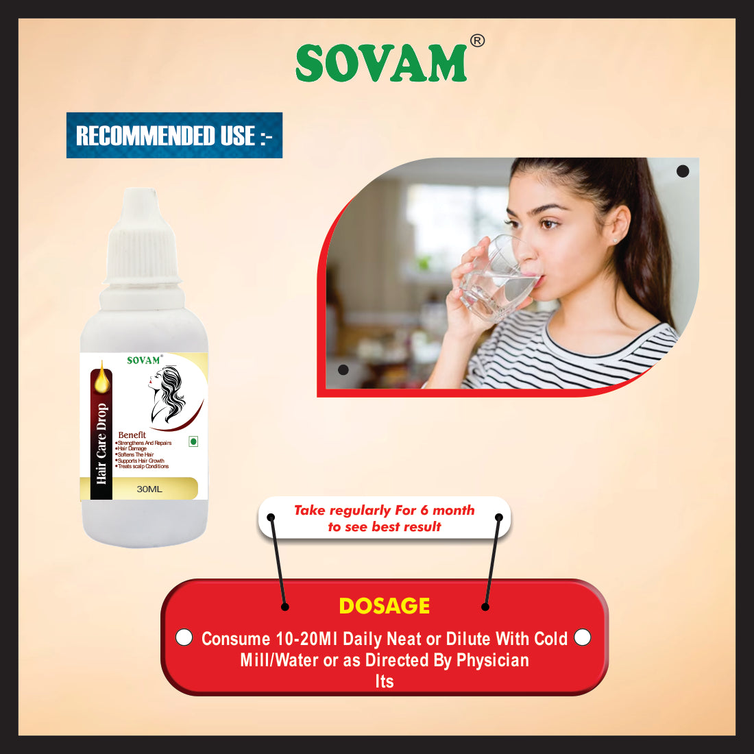 Sovam Hair Care Drop 30Ml