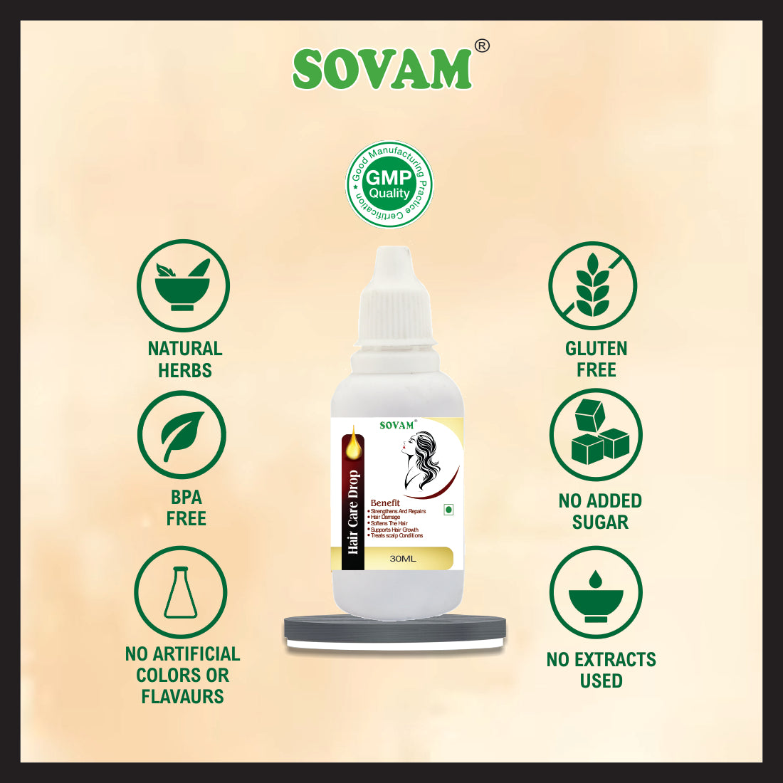 Sovam Hair Care Drop 30Ml