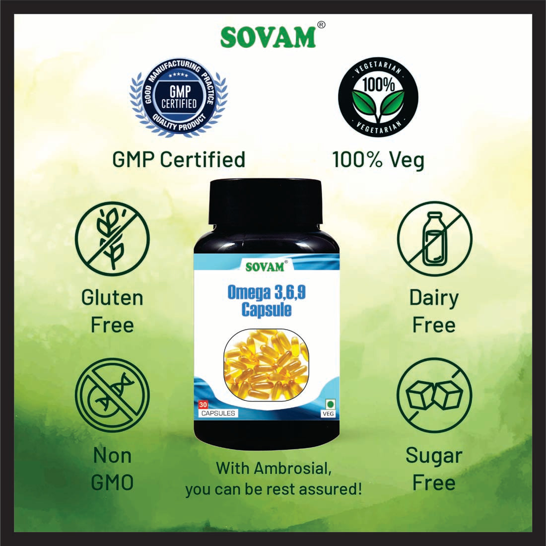 Sovam Omega 3,6,9 Capsule 30pc