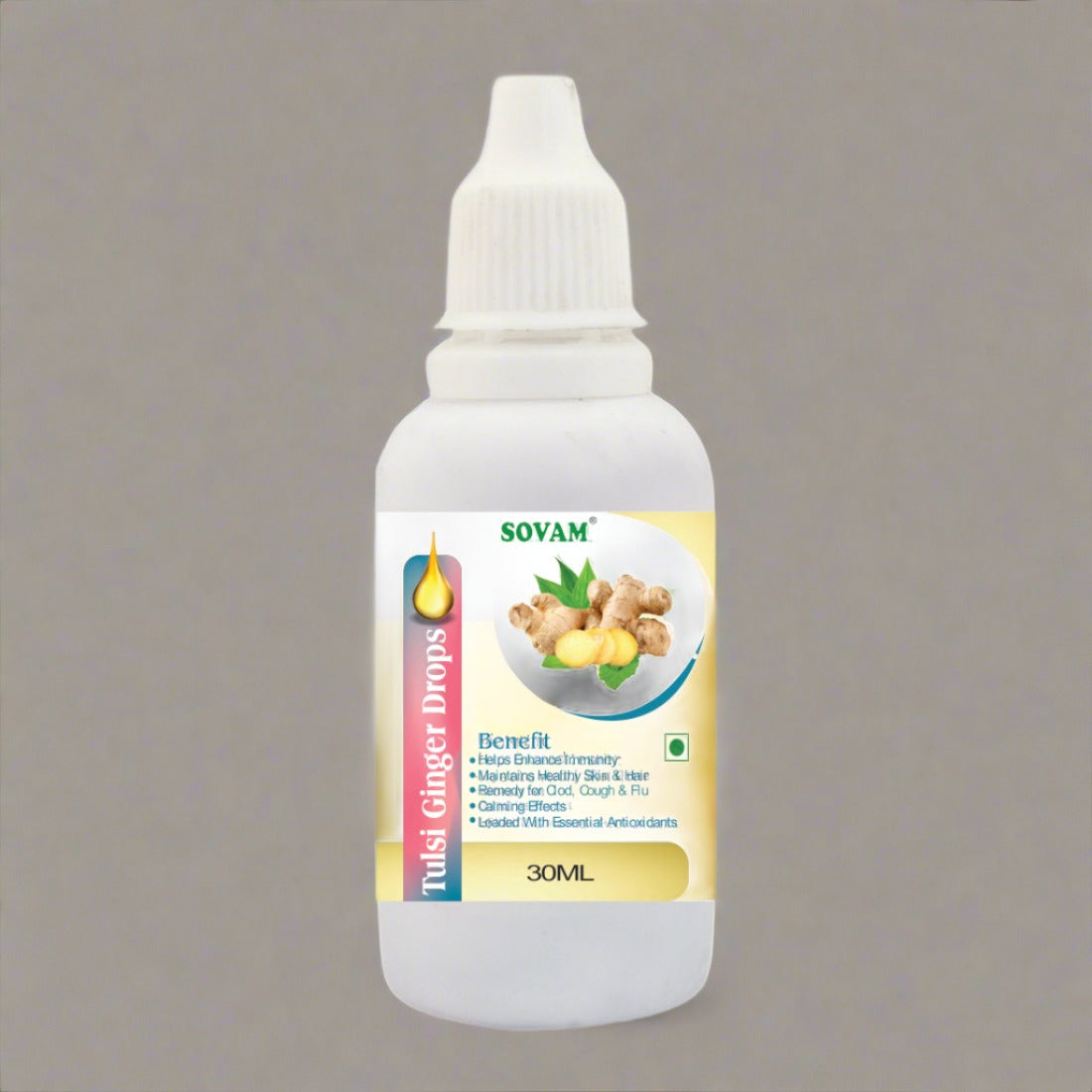 Sovam Tulsi Ginger Liquid Drops  30Ml