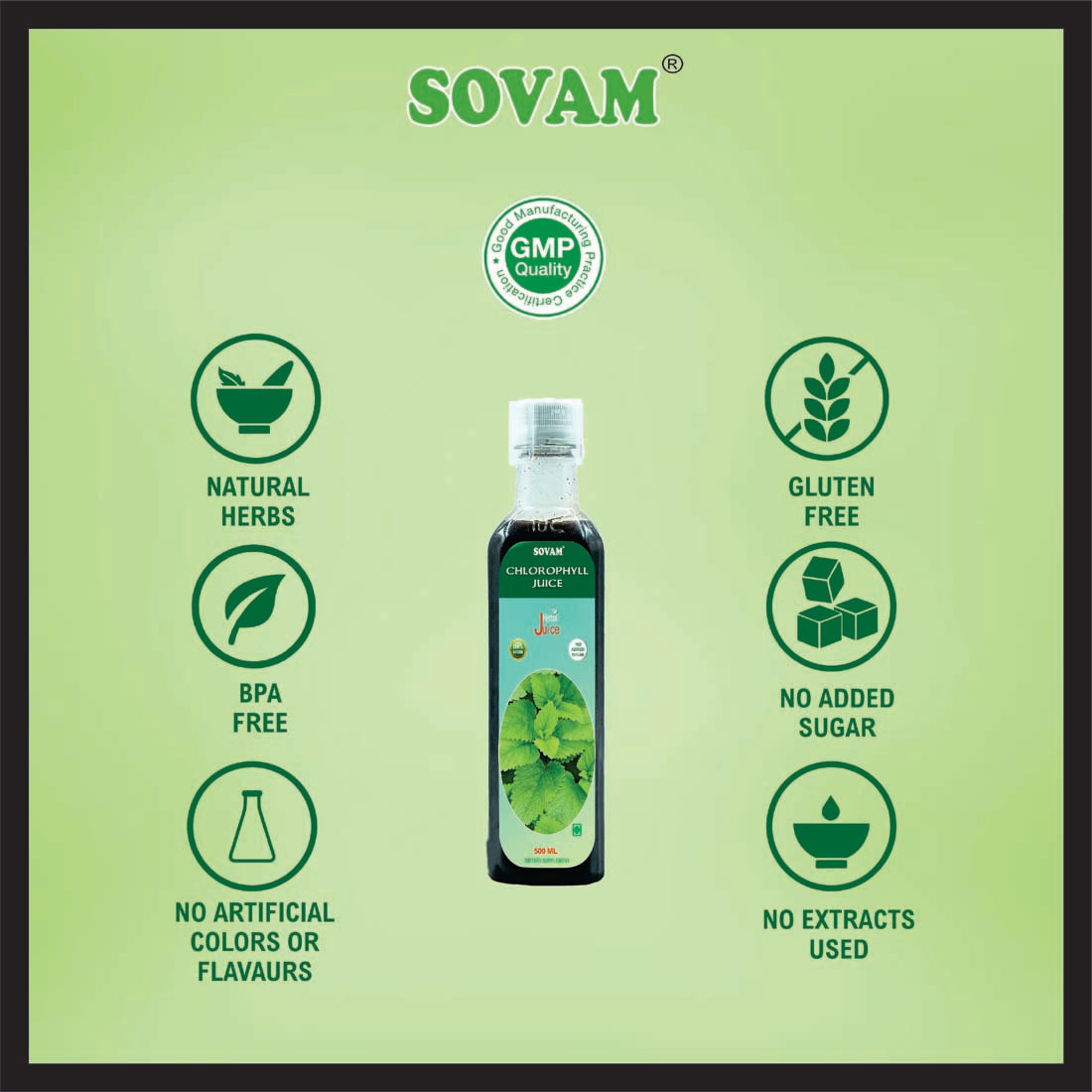 Sovam Chlorophyll Juice 500ml