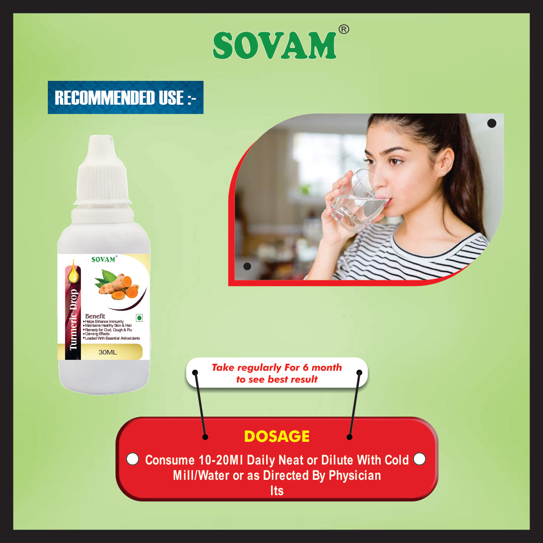 Sovam Turmeric Liquid Drop 30Ml