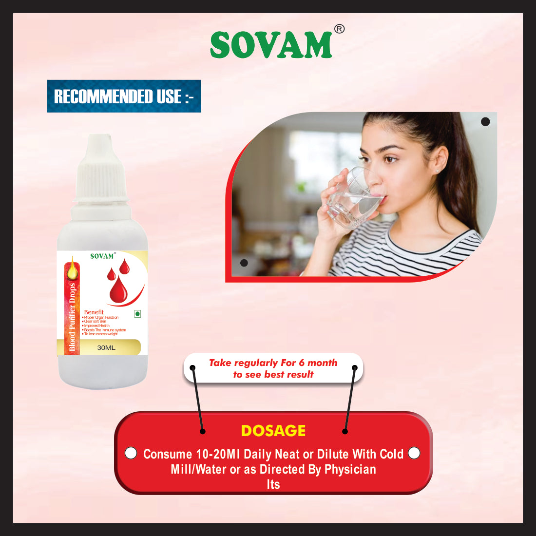 Sovam Blood Purifier Liquid Drop 30Ml