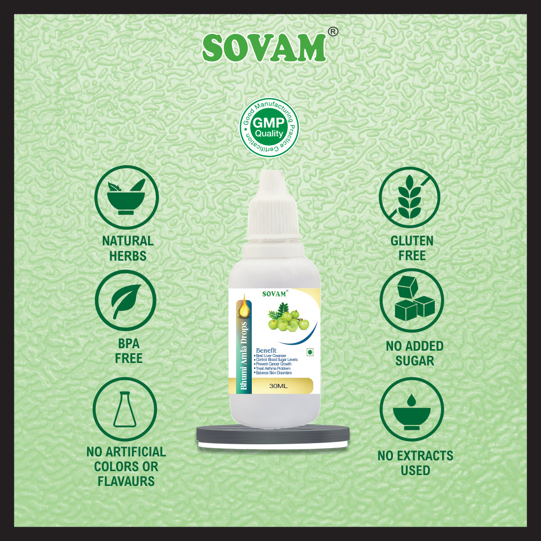 Sovam Bhumi Amla Liquid Drop 30Ml