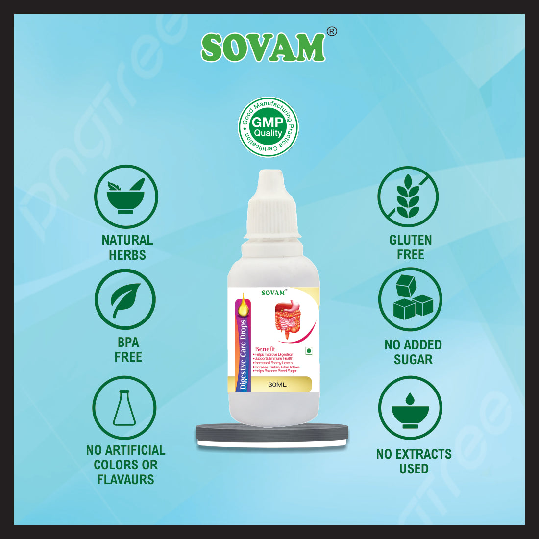 Sovam Digestive Care Liquid Drop 30 Ml