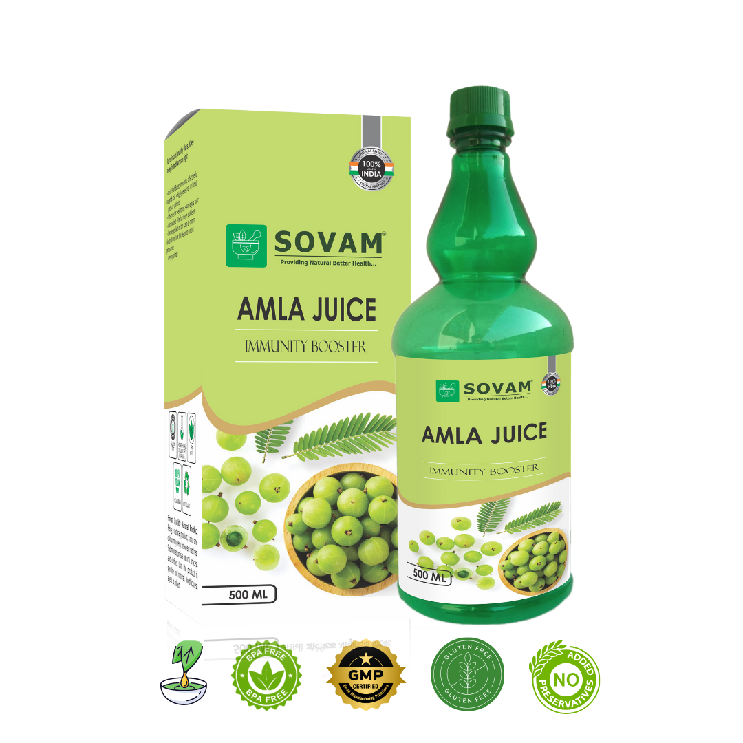 Amla Juice 500ml Ayurvedic immunity tonic | Sovam Ayurveda