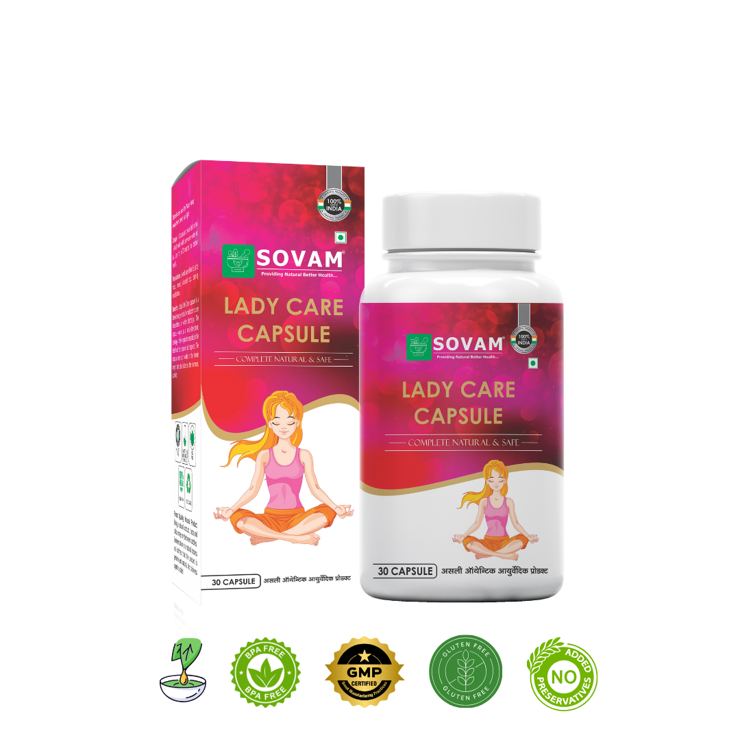 Lady Care Capsules women's health | Sovam Ayurveda