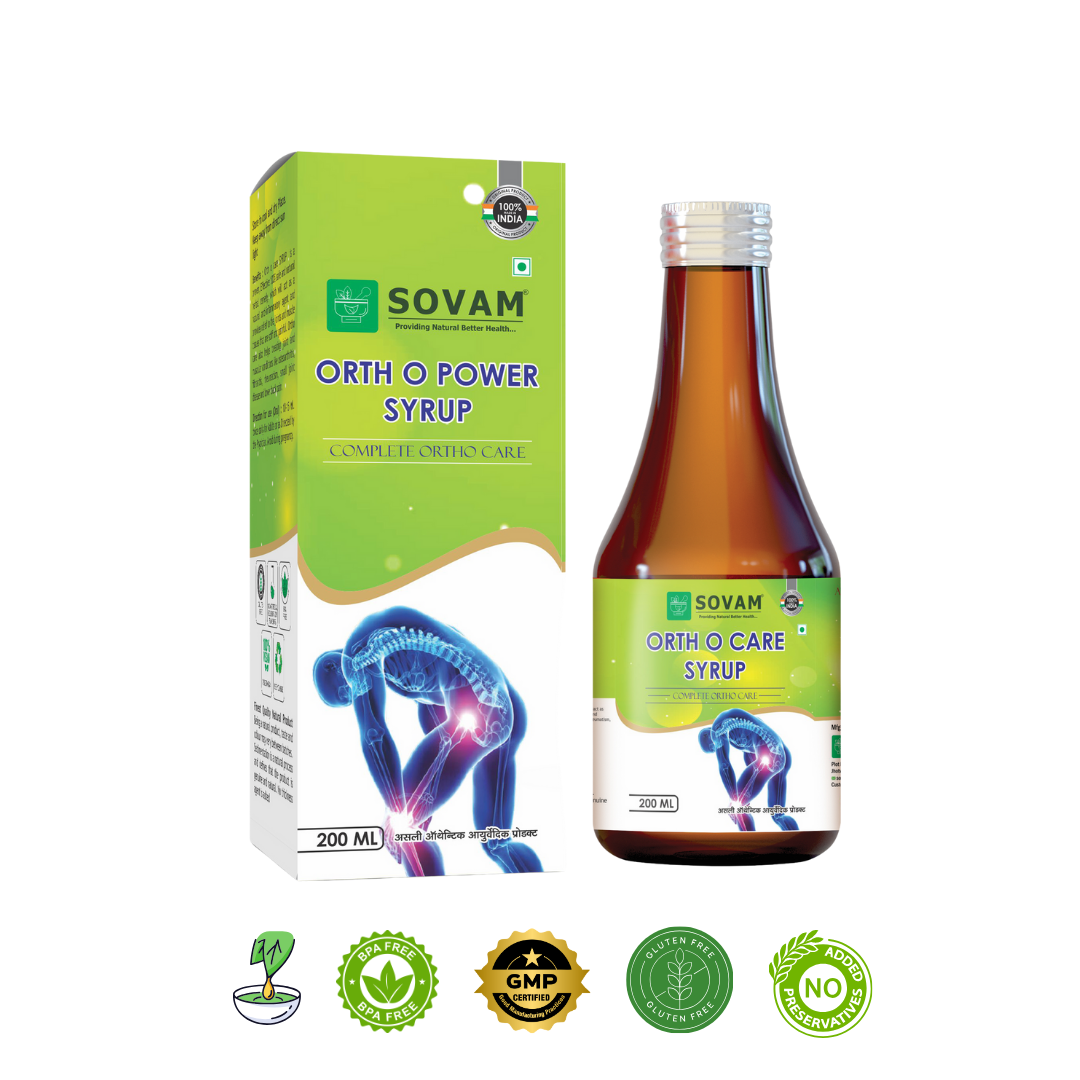 Ortho O Power Syrup Bone and joint health | Sovam Ayurveda