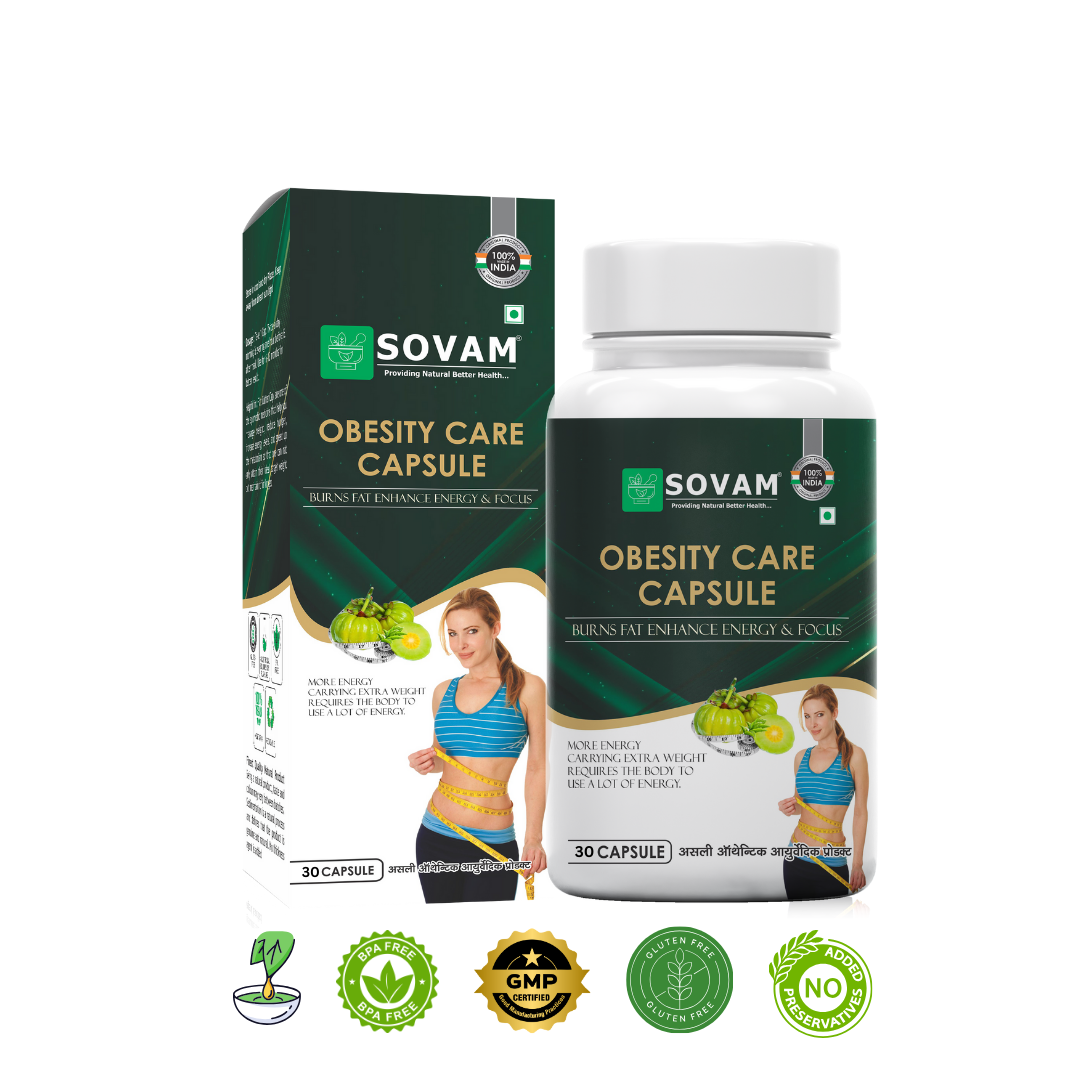 Obesity Care Capsule Ayurvedic Medicine 30 Capsule | Sovam Ayurveda