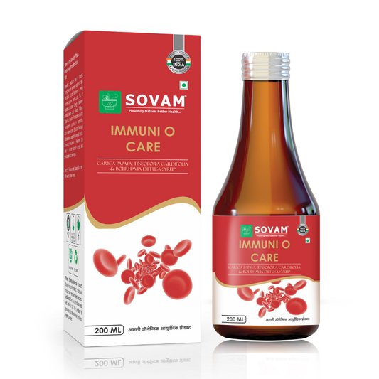 immuni O Care immunity booster syrup | Sovam Ayurveda