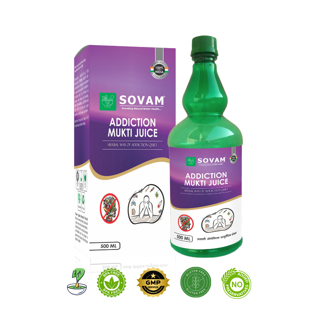 Addiction Mukti Juice Ayurvedic Nasha Mukti Juice | Sovam Ayurveda