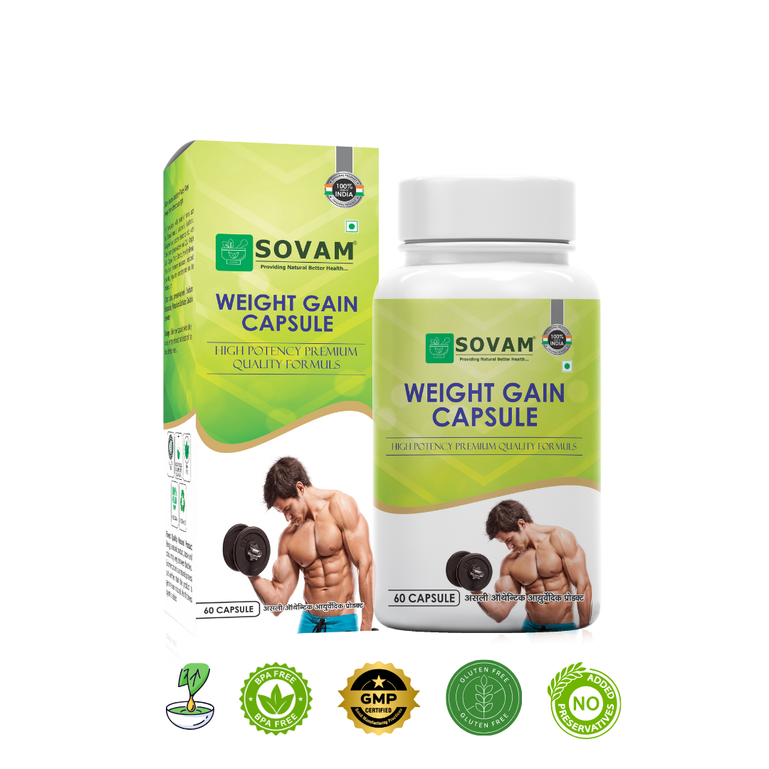 Weight Gain Capsule Ayurvedic Medicine | Sovam Ayurveda