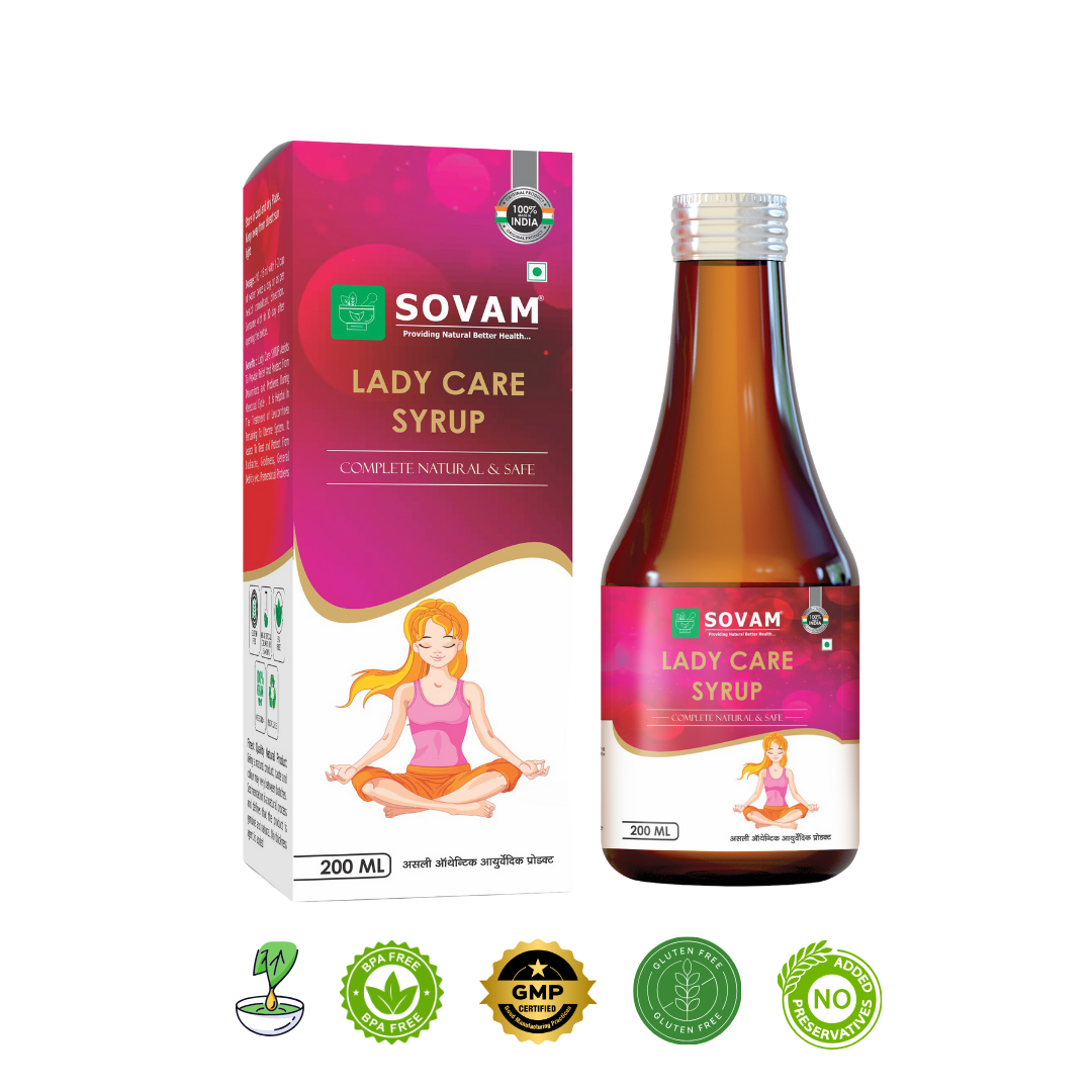 Lady Care Syrup Women's health syrup | Sovam Ayurveda