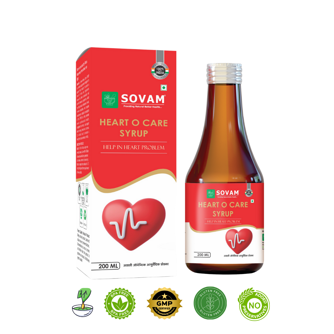 Heart O Care Syrup Ayurvedic Heart Tonic | Sovam Ayurveda