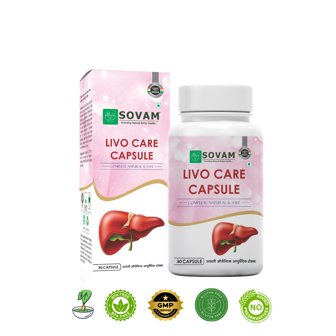 Livo Care Capsule Ayurvedic Medicine | Sovam Ayurveda