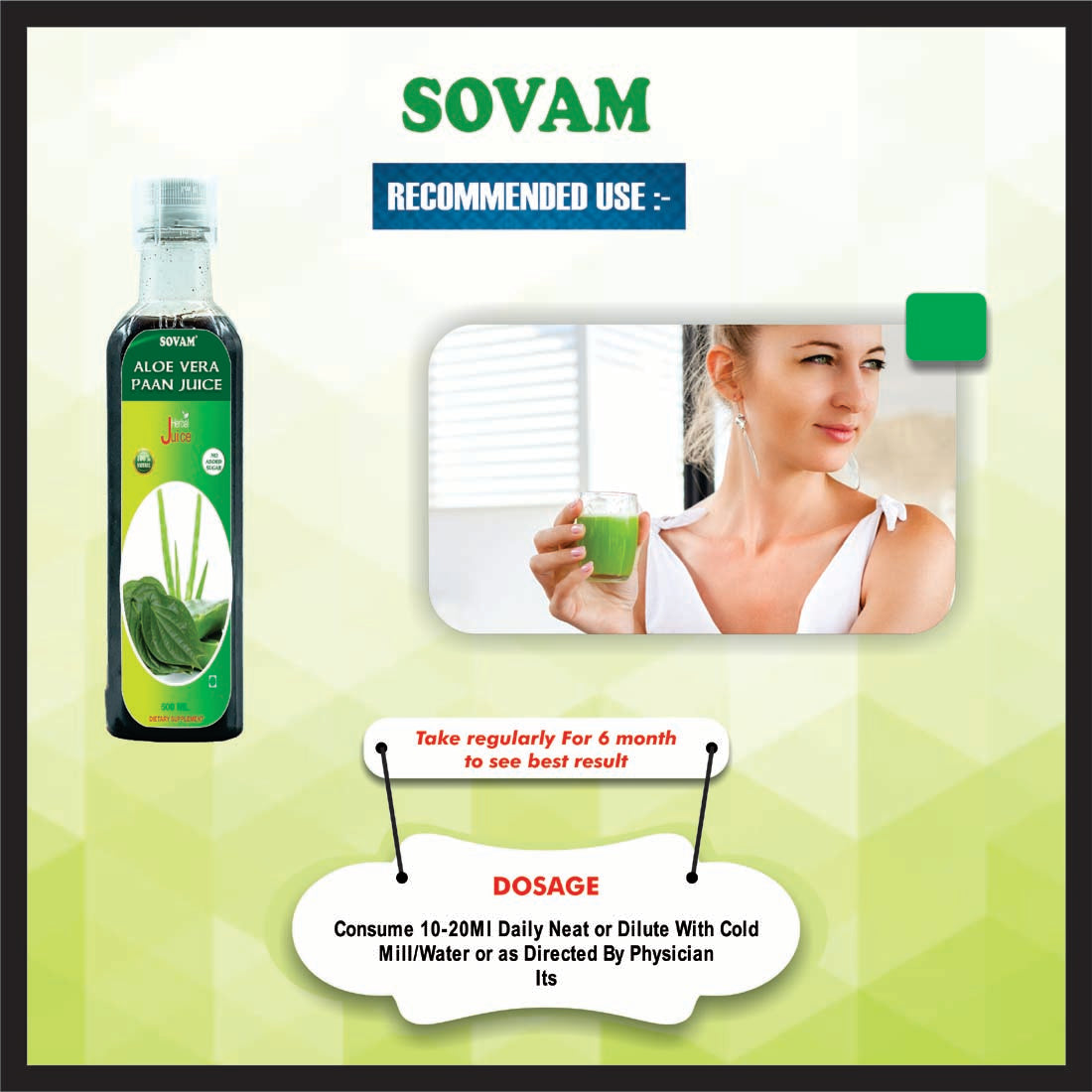 Natural Aloe Vera Paan Juice 500 Ml