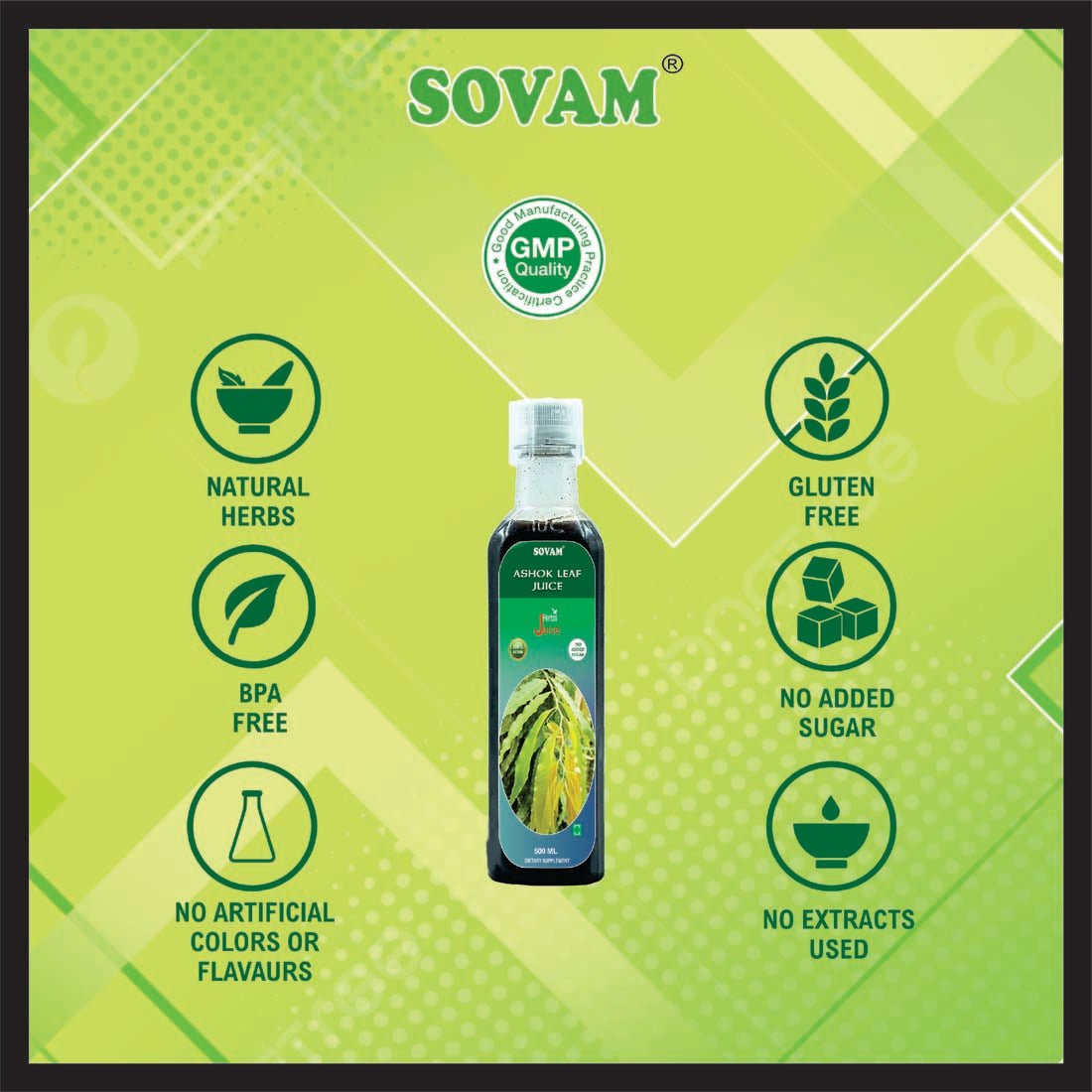 Sovam Ashok Leaf Juice 500ml