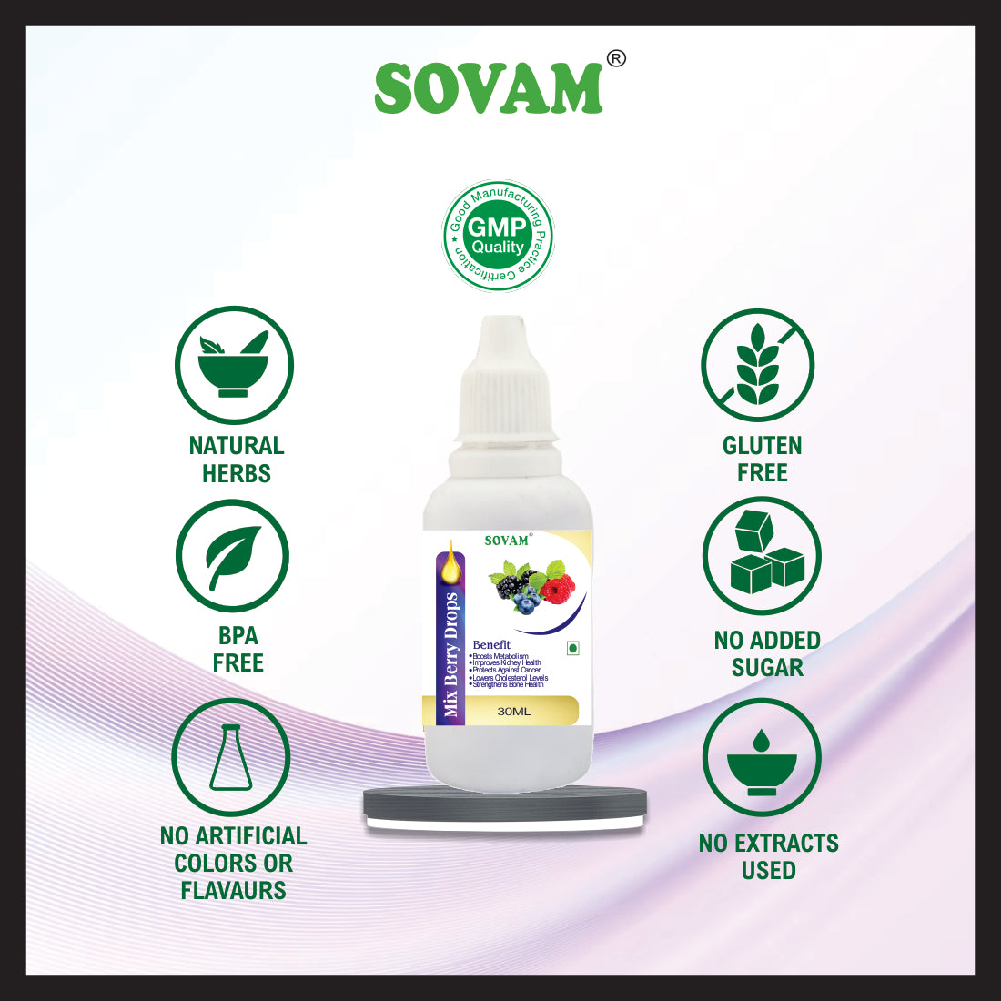 Sovam Berry Drop  30ML