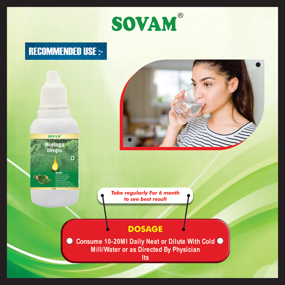 Sovam Moringa Extract Drop 30Ml