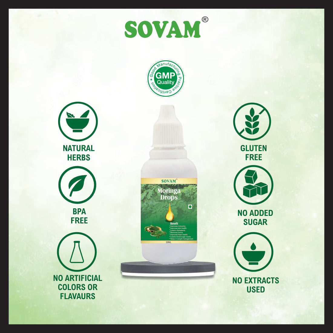 Sovam Moringa Extract Drop 30Ml