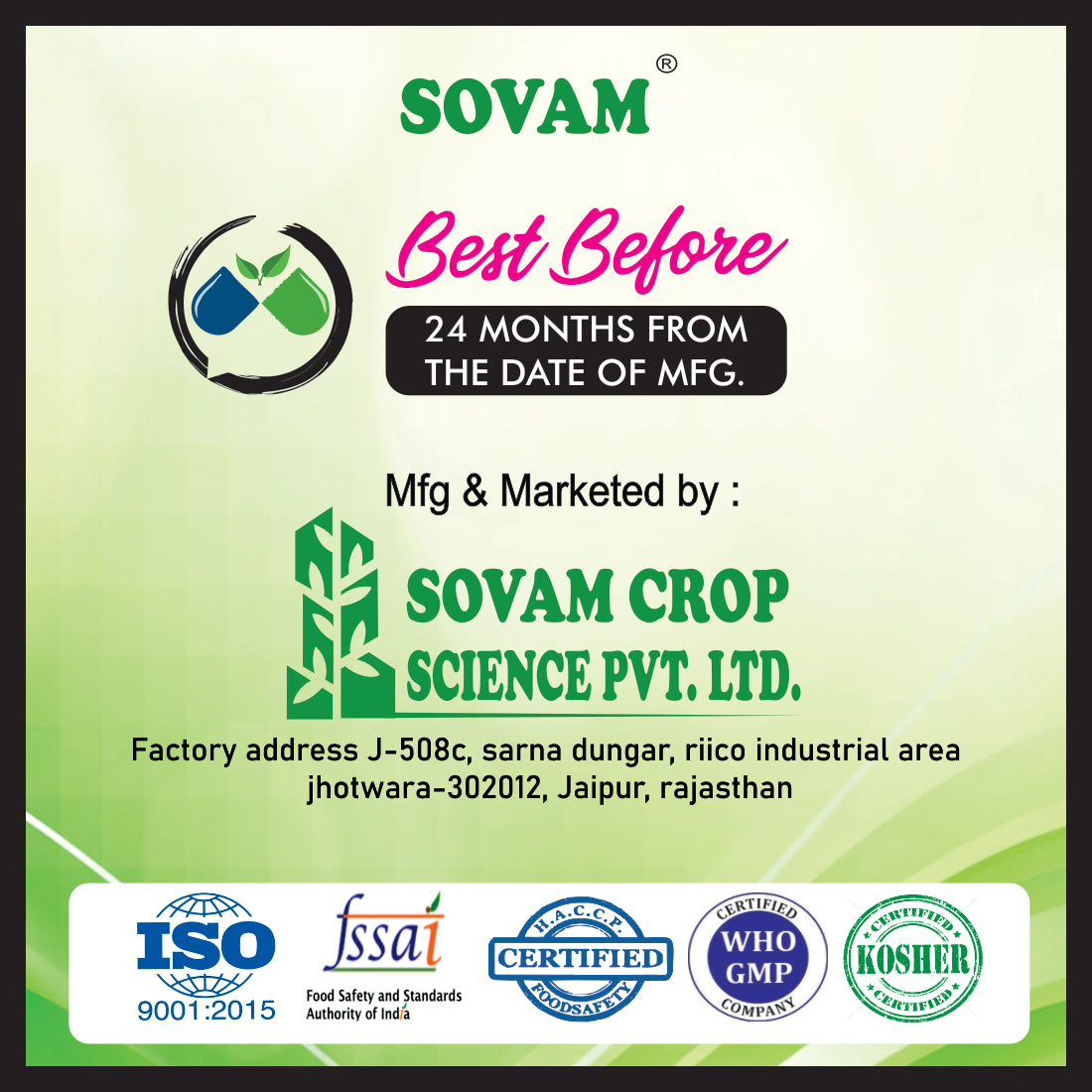 Sovam Organic Spirulina Drops 30Ml