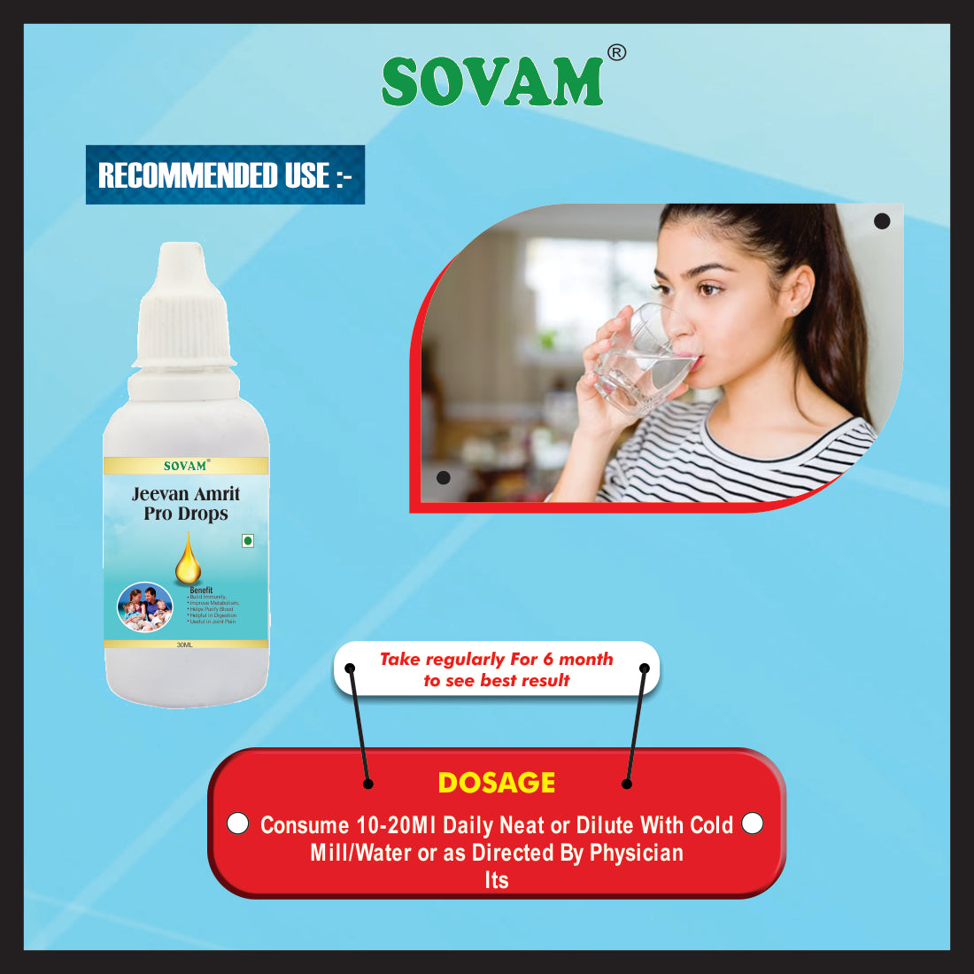 Sovam Jeevan Amrit Pro Drops 30 Ml