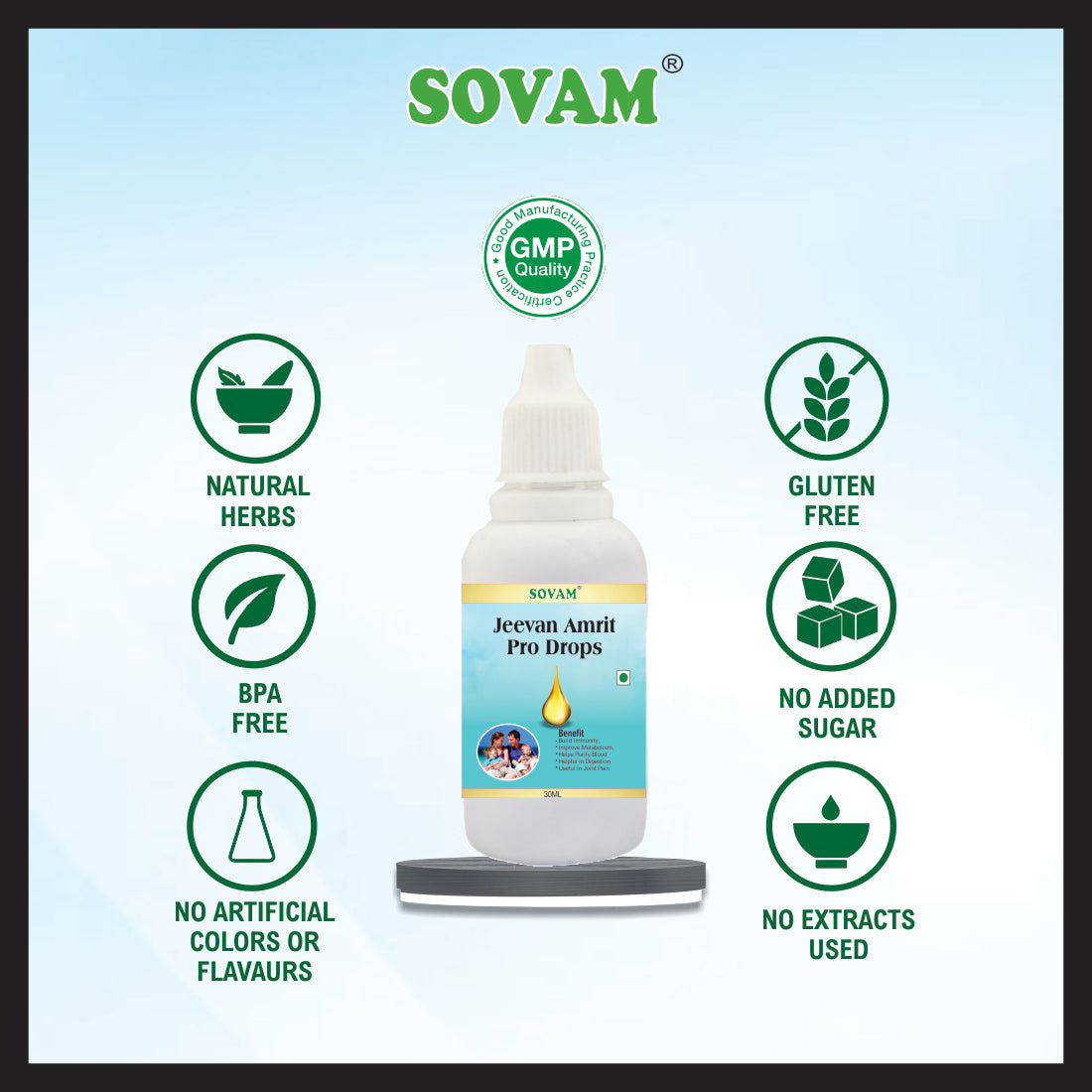 Sovam Jeevan Amrit Pro Drops 30 Ml