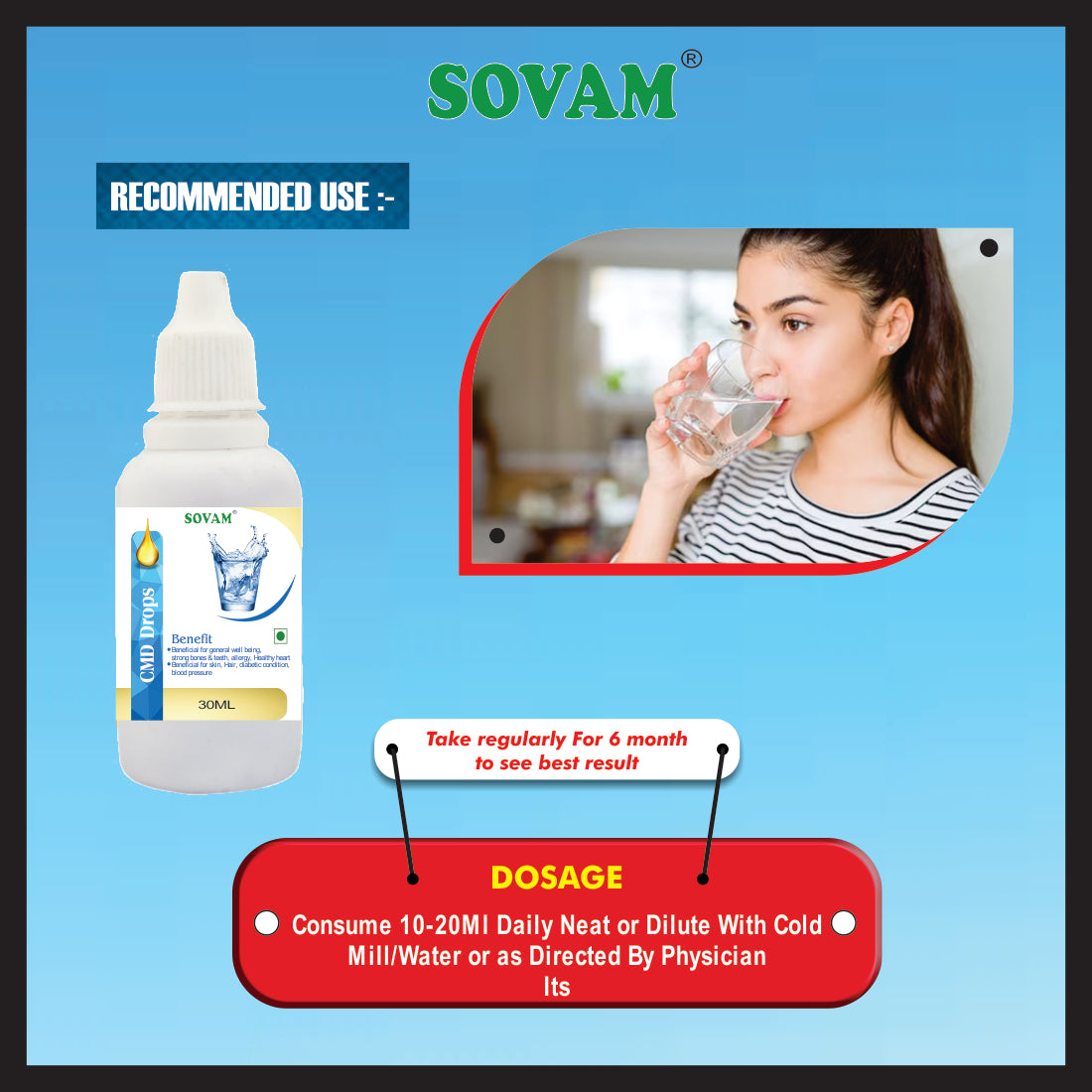 Sovam CMD Liquid Drops 30Ml