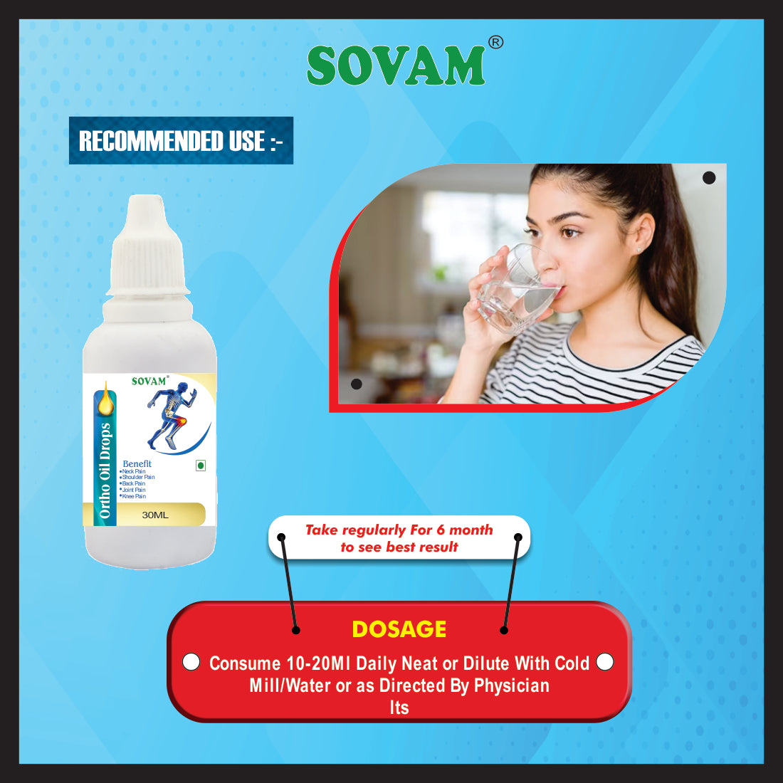 Sovam Ortho Oil Drops 30 Ml